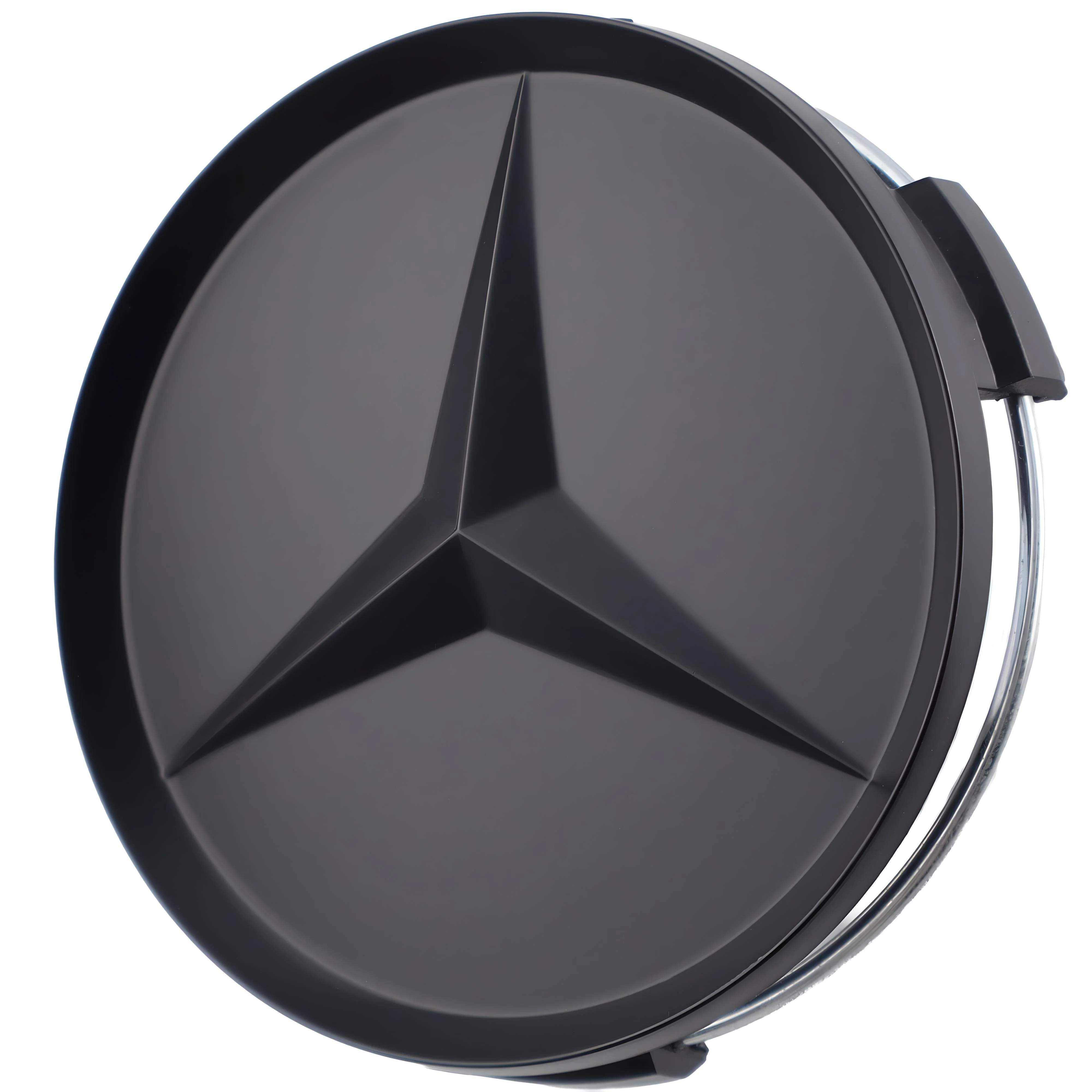 Mercedes Hub Caps | Matte Black – high-quality car emblem, wheel cap, steering wheel badge or accessory from CarluxParts