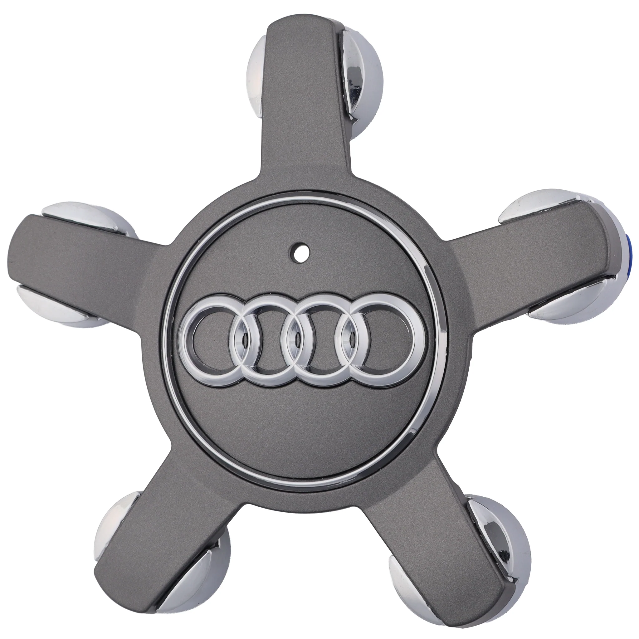 Audi Star Wheel Hub Caps | 135mm – high-quality car emblem, wheel cap, steering wheel badge or accessory from CarluxParts