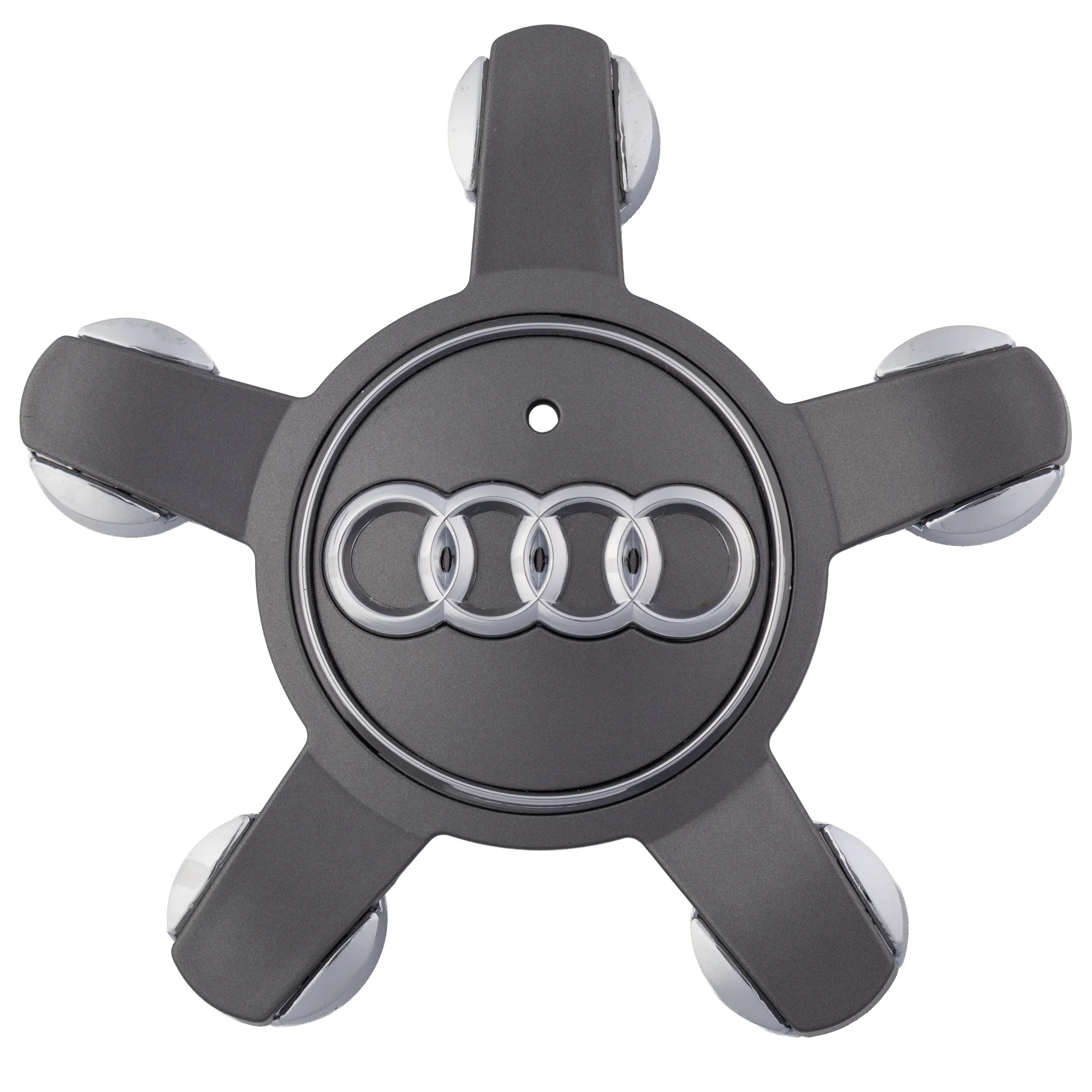 Audi Star Wheel Hub Caps | 135mm – high-quality car emblem, wheel cap, steering wheel badge or accessory from CarluxParts