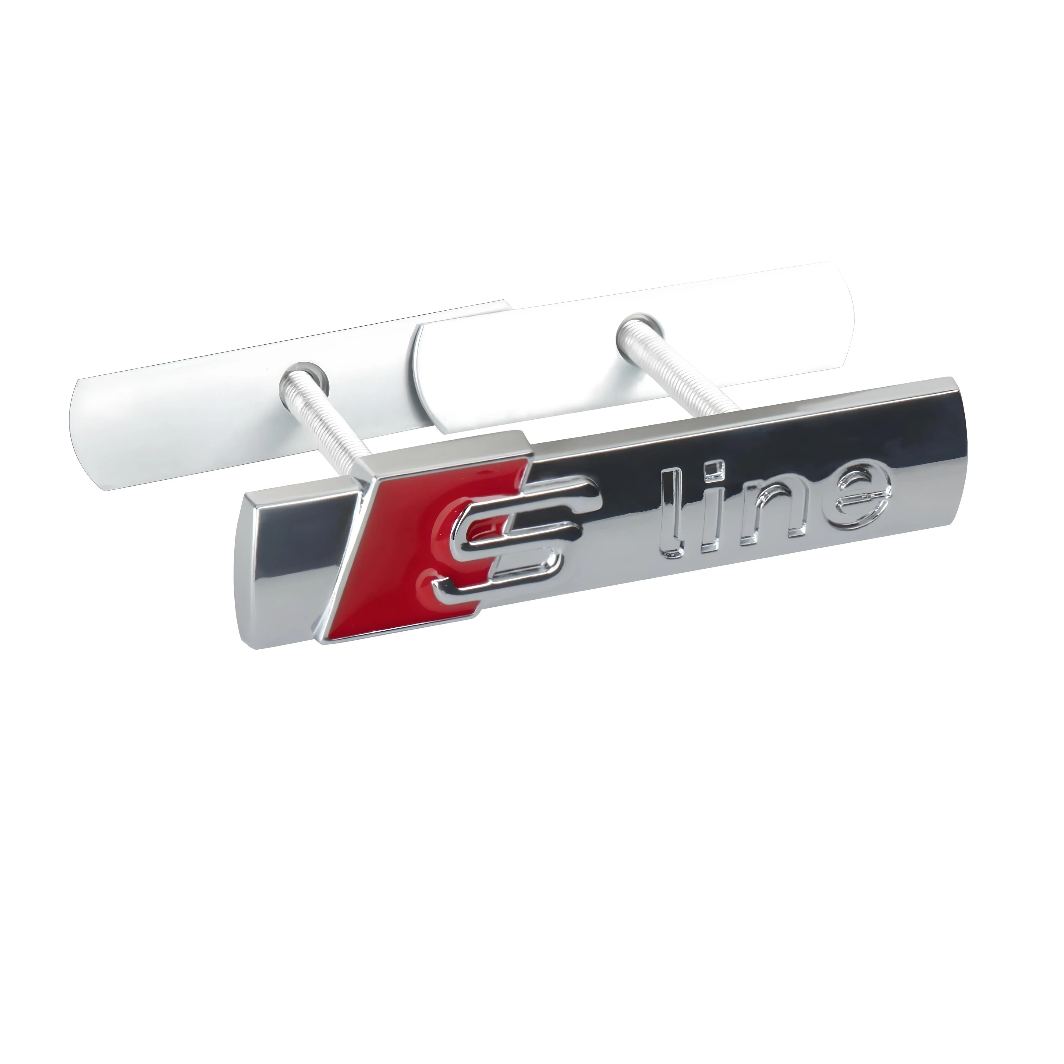 Audi Front Grille Badge | S Line – high-quality car emblem, wheel cap, steering wheel badge or accessory from CarluxParts