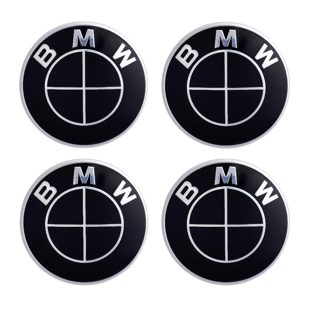 BMW Badge | Full Black – high-quality car emblem, wheel cap, steering wheel badge or accessory from CarluxParts