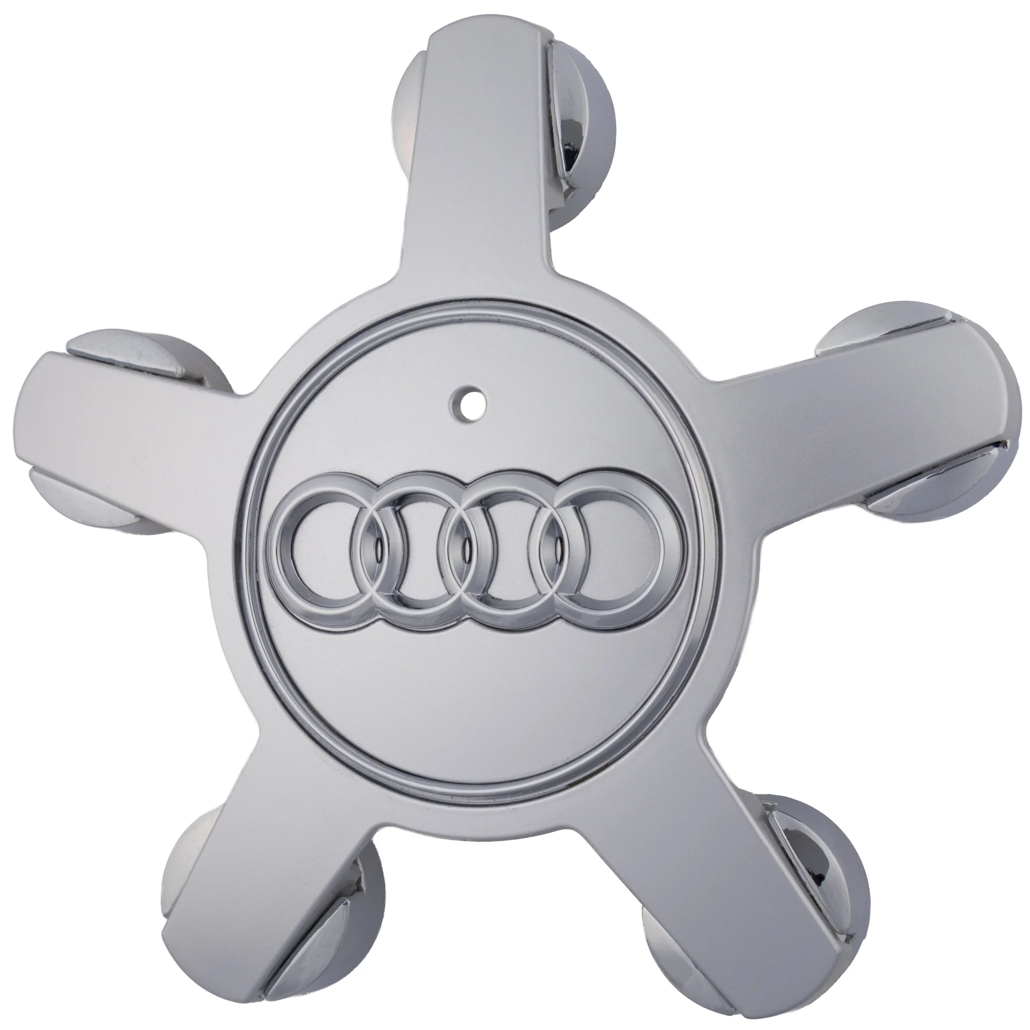 Audi Star Wheel Hub Caps | 135mm – high-quality car emblem, wheel cap, steering wheel badge or accessory from CarluxParts