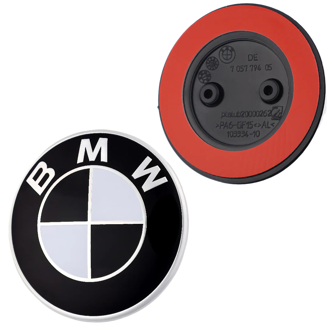 BMW Badge | Black & White – high-quality car emblem, wheel cap, steering wheel badge or accessory from CarluxParts