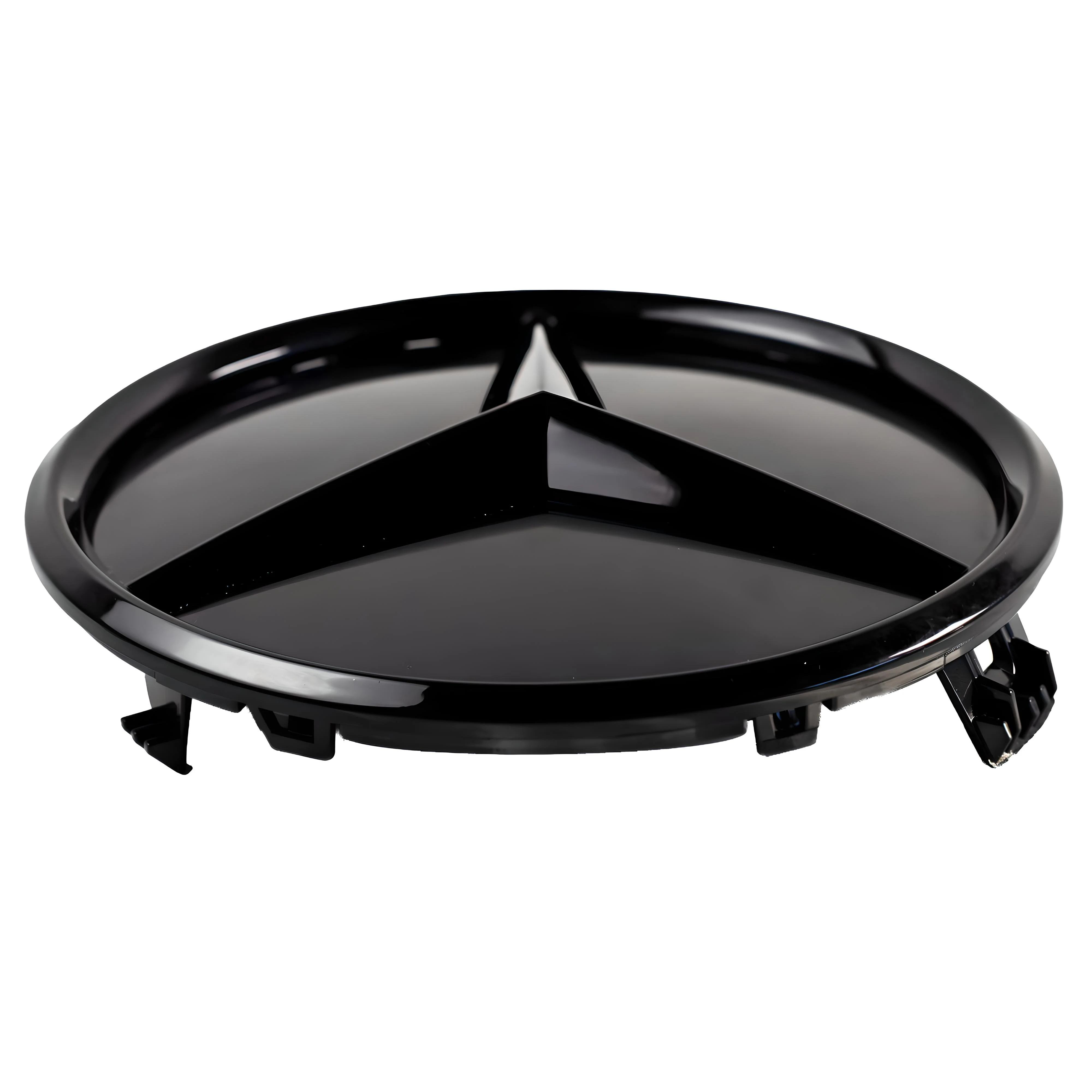 Mercedes Grille Emblem | Gloss Black - Elevated Style – high-quality car emblem, wheel cap, steering wheel badge or accessory from CarluxParts