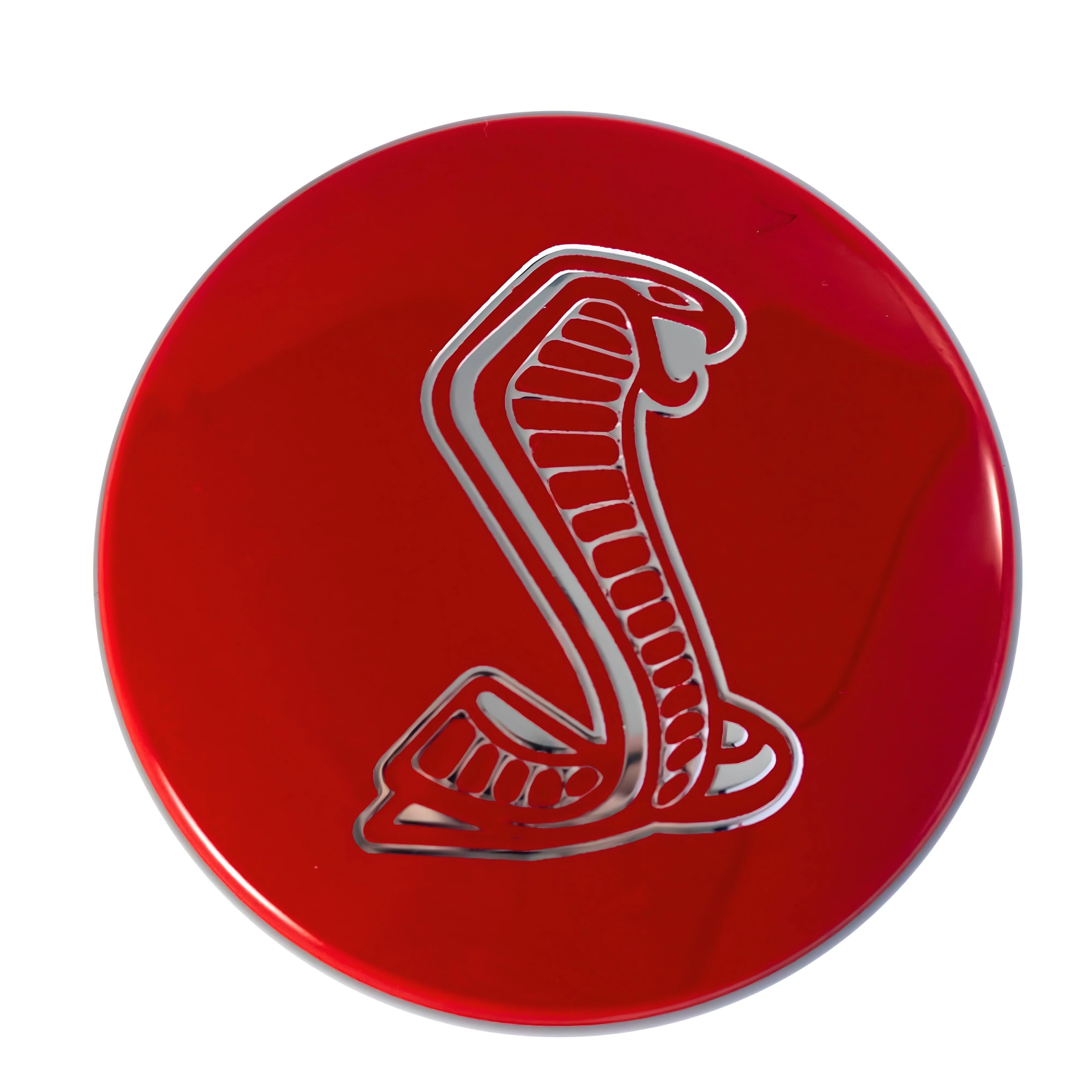 Ford Hub Caps | Red Shelby – high-quality car emblem, wheel cap, steering wheel badge or accessory from CarluxParts