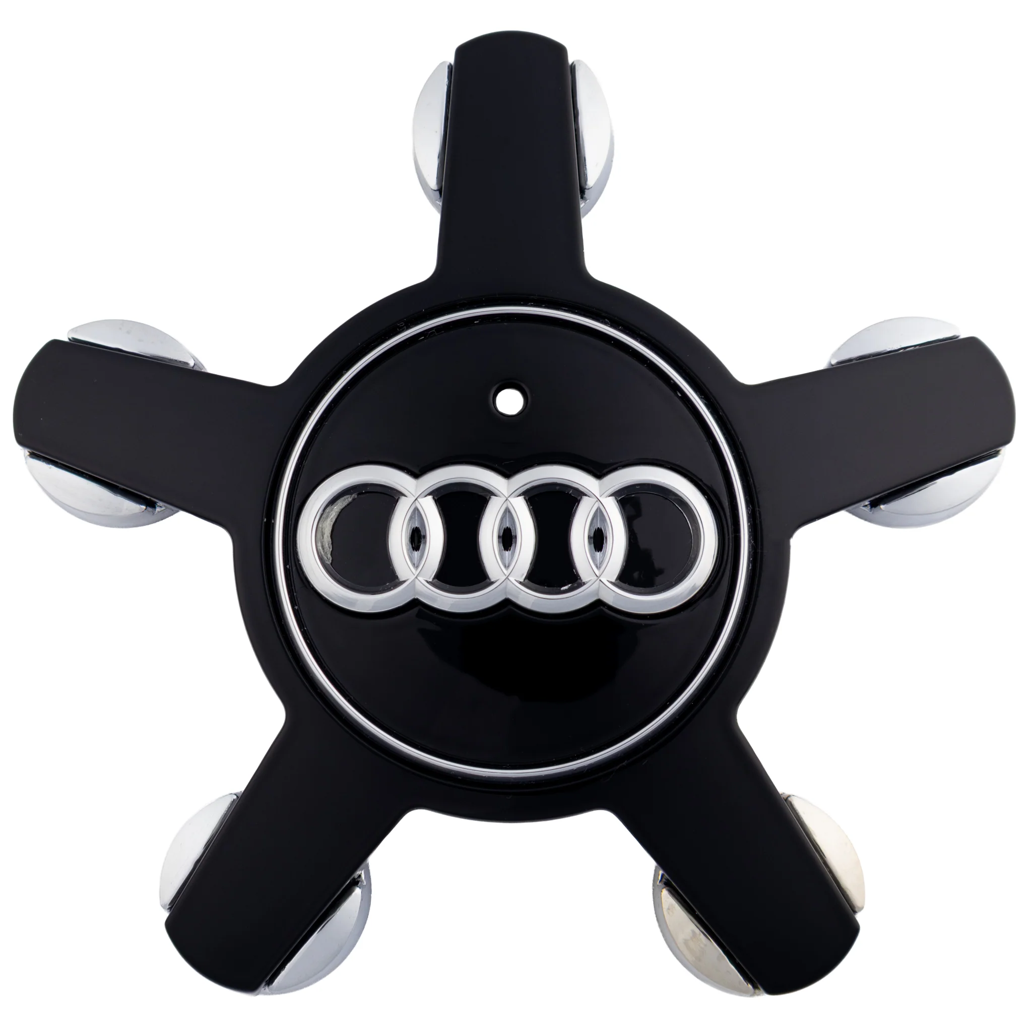 Audi Star Wheel Hub Caps | 135mm – high-quality car emblem, wheel cap, steering wheel badge or accessory from CarluxParts