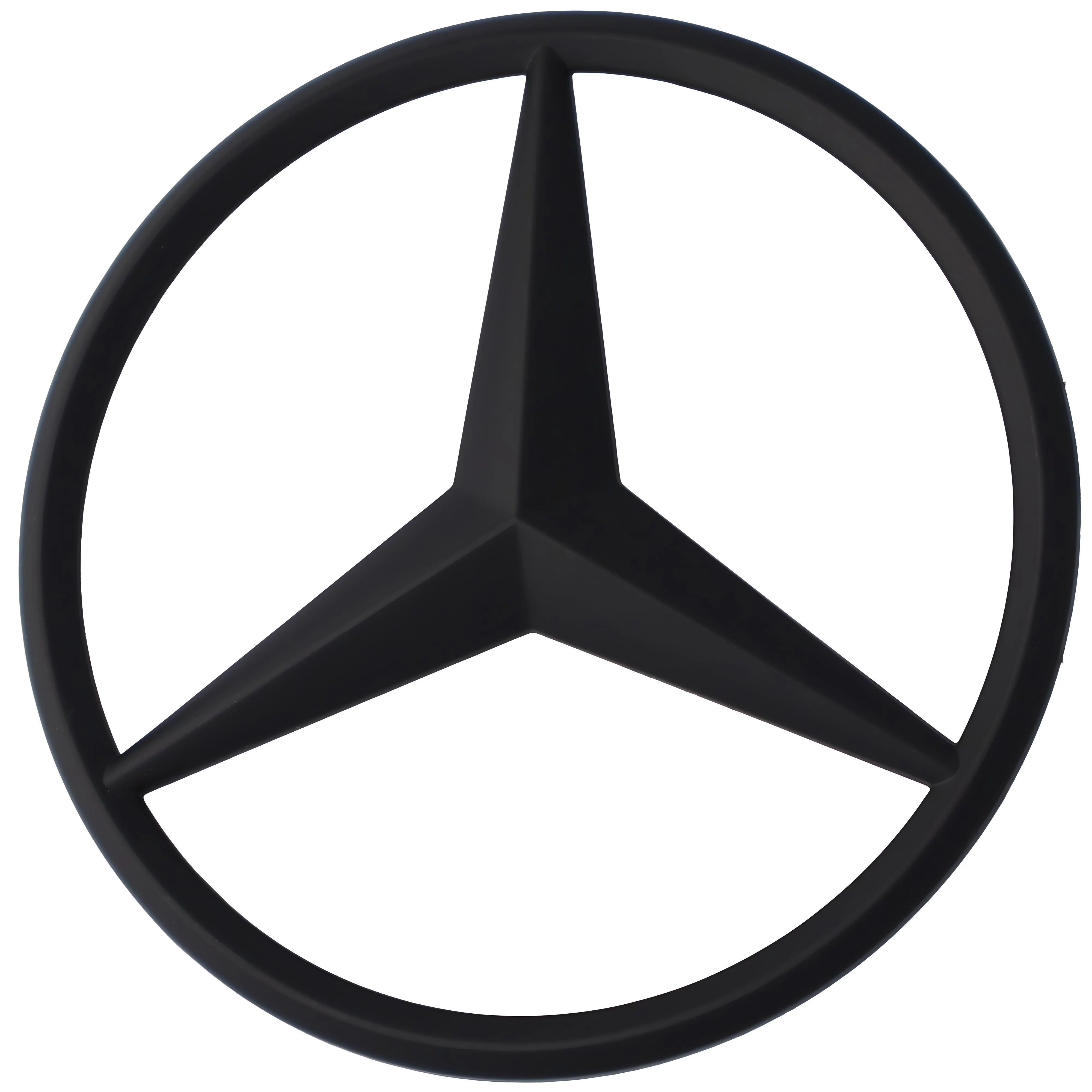 Mercedes Trunk Emblem | Matte Black – high-quality car emblem, wheel cap, steering wheel badge or accessory from CarluxParts