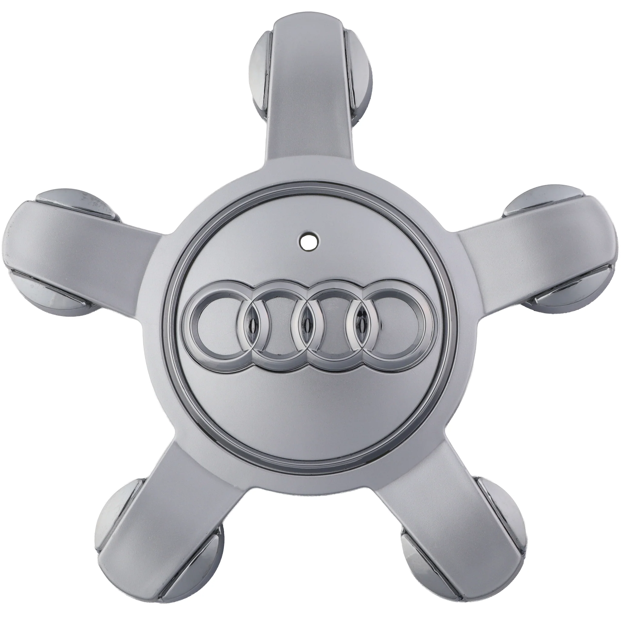 Audi Star Wheel Hub Caps | 135mm – high-quality car emblem, wheel cap, steering wheel badge or accessory from CarluxParts