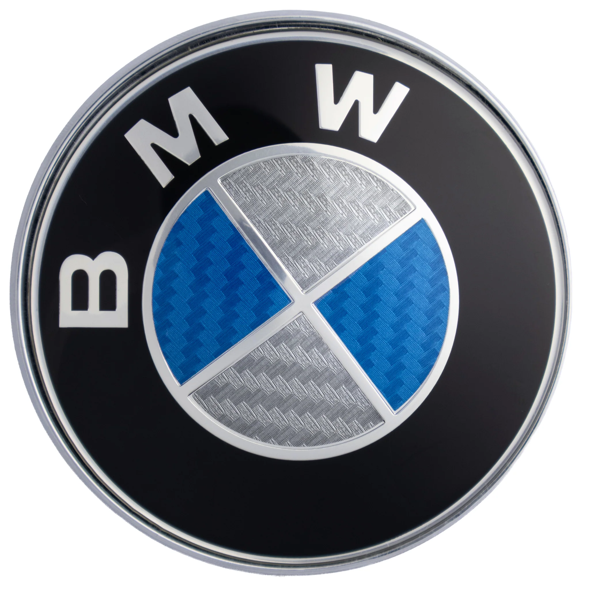BMW Badge | Blue & Grey – high-quality car emblem, wheel cap, steering wheel badge or accessory from CarluxParts
