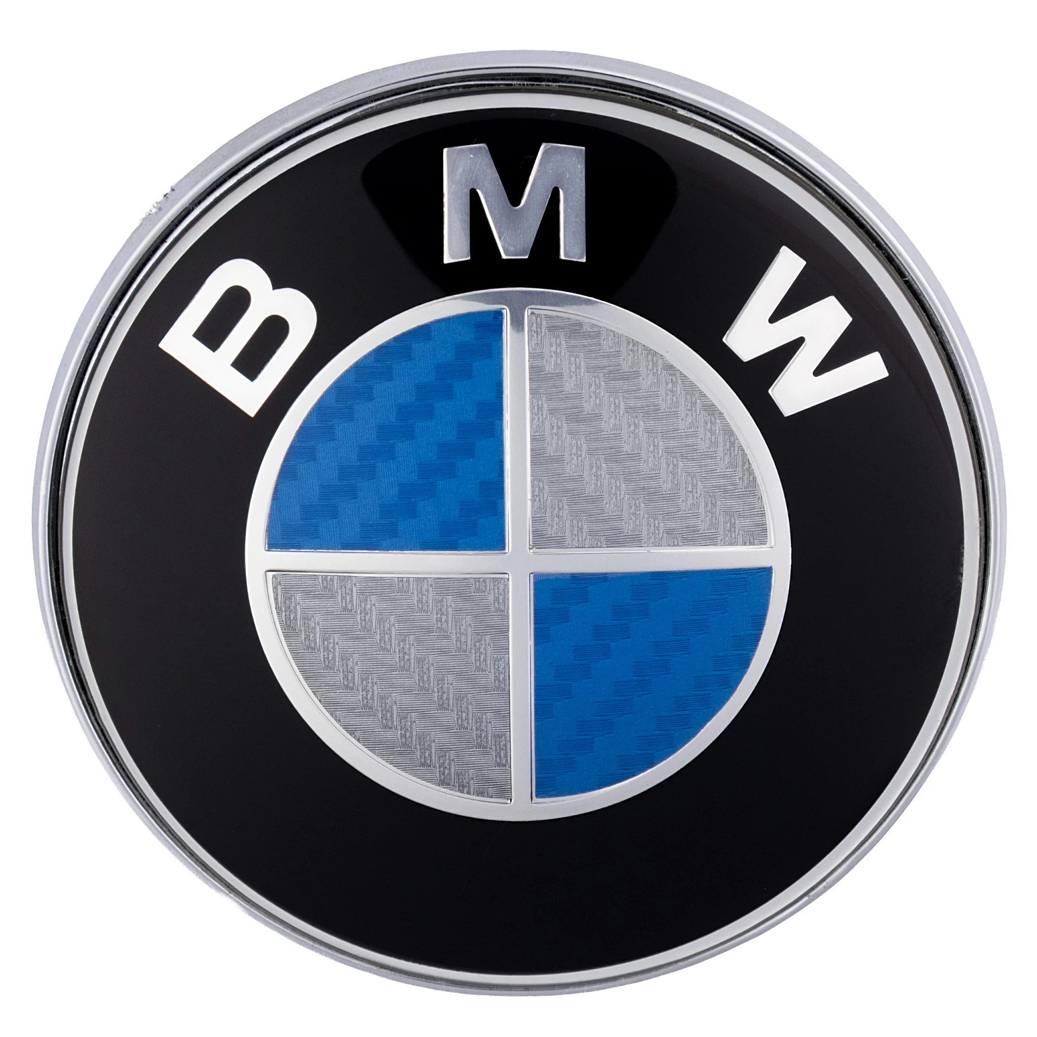 BMW Badge | Blue & Grey – high-quality car emblem, wheel cap, steering wheel badge or accessory from CarluxParts