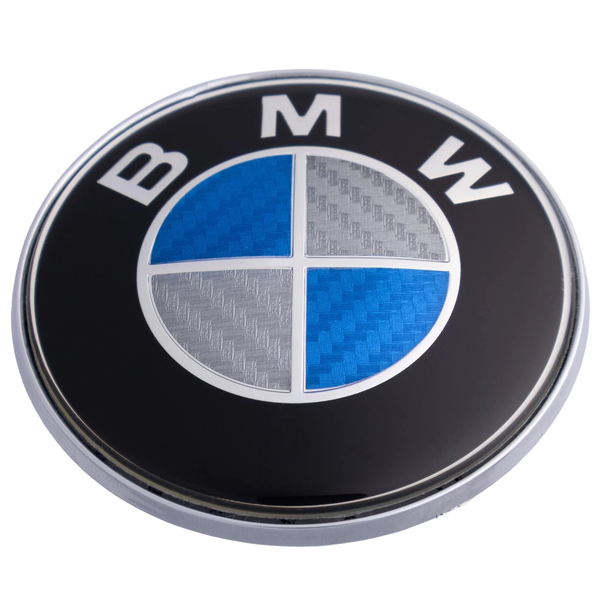 BMW Badge | Blue & Grey – high-quality car emblem, wheel cap, steering wheel badge or accessory from CarluxParts