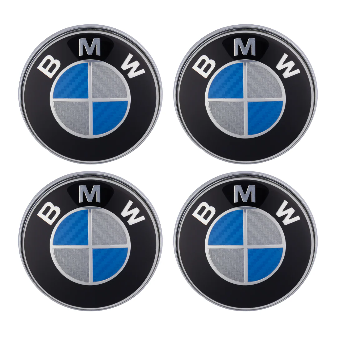 BMW Badge | Blue & Grey – high-quality car emblem, wheel cap, steering wheel badge or accessory from CarluxParts