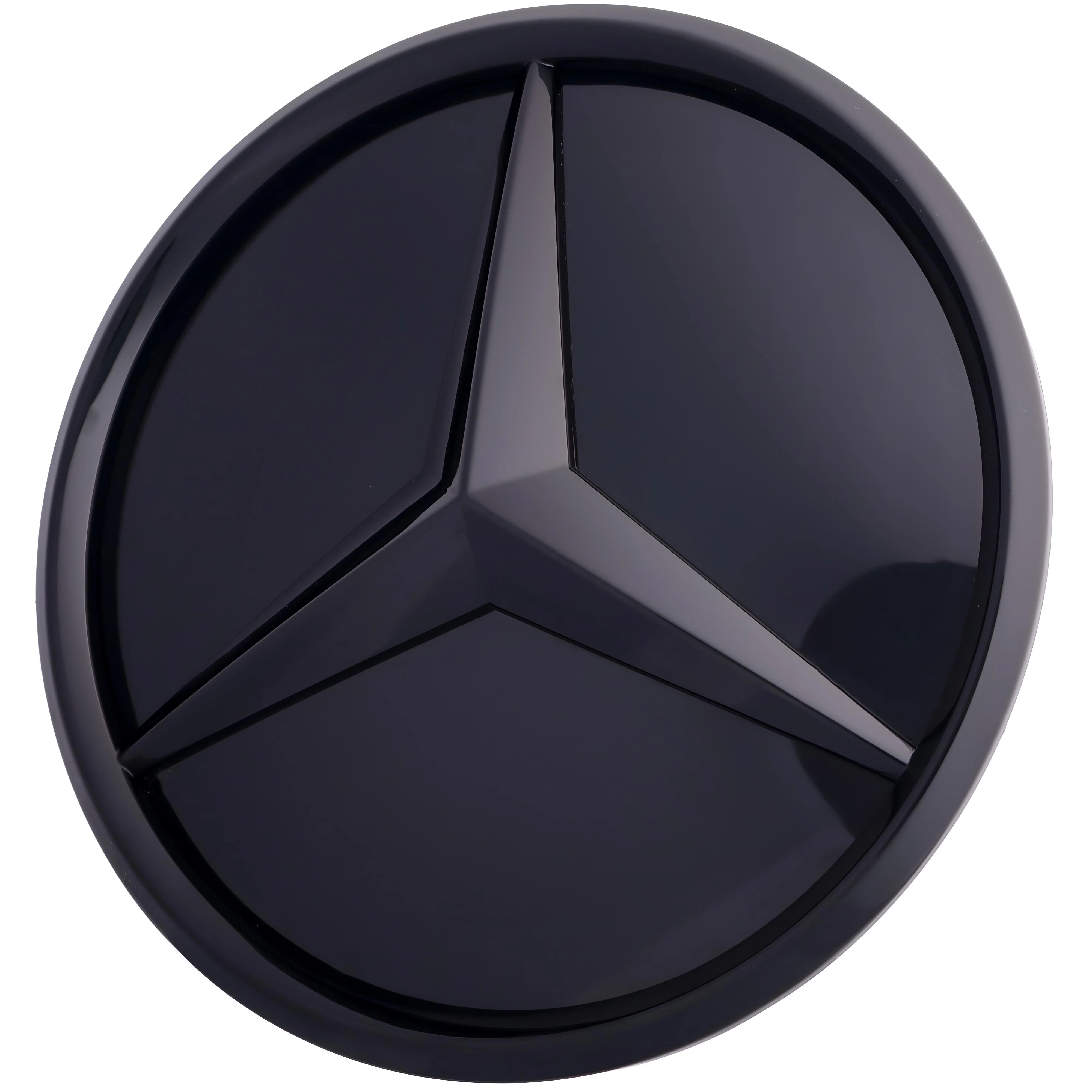 Mercedes Grille Emblem | Gloss Black - Elevated Style – high-quality car emblem, wheel cap, steering wheel badge or accessory from CarluxParts