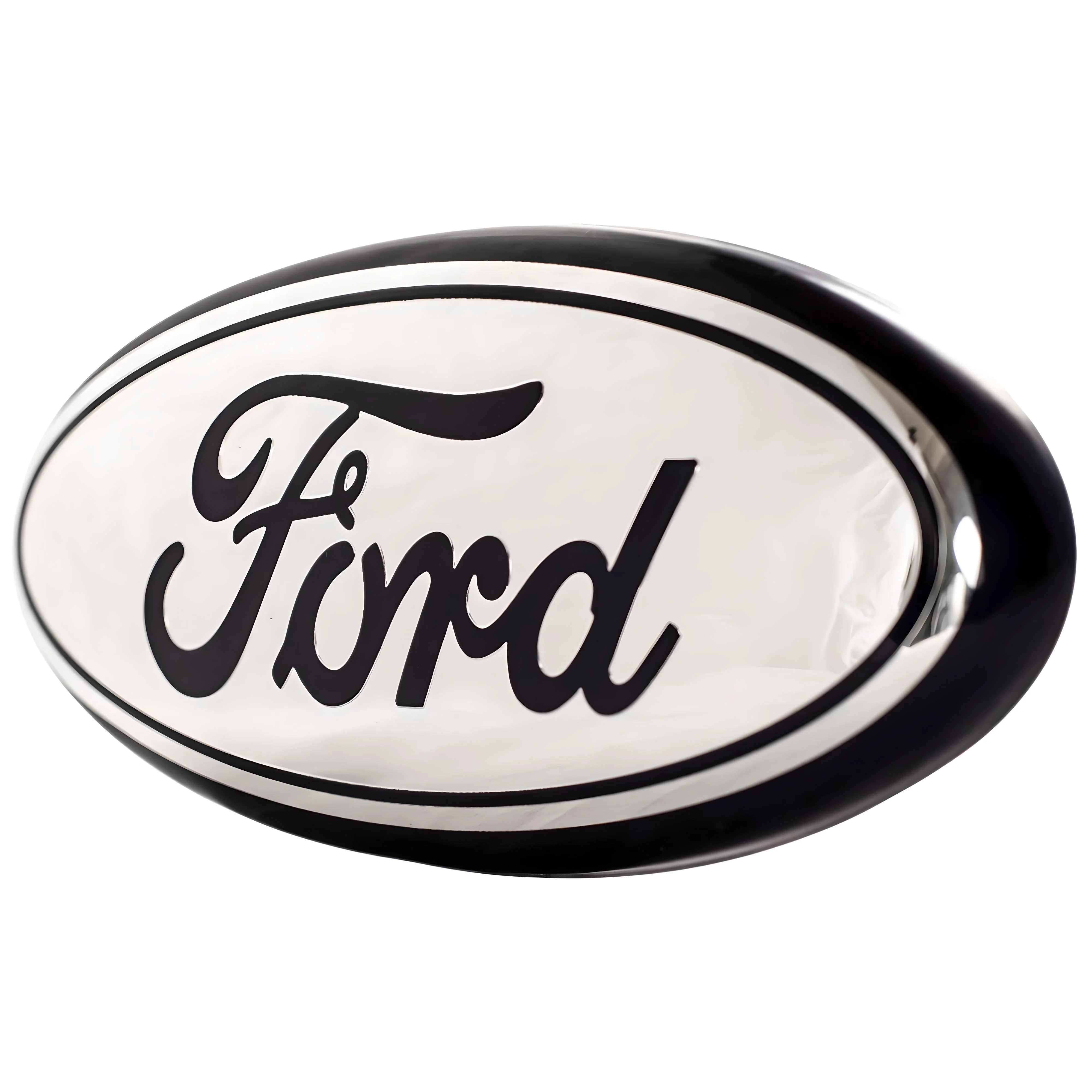 Ford Emblem Set Overlay | Chrome – high-quality car emblem, wheel cap, steering wheel badge or accessory from CarluxParts