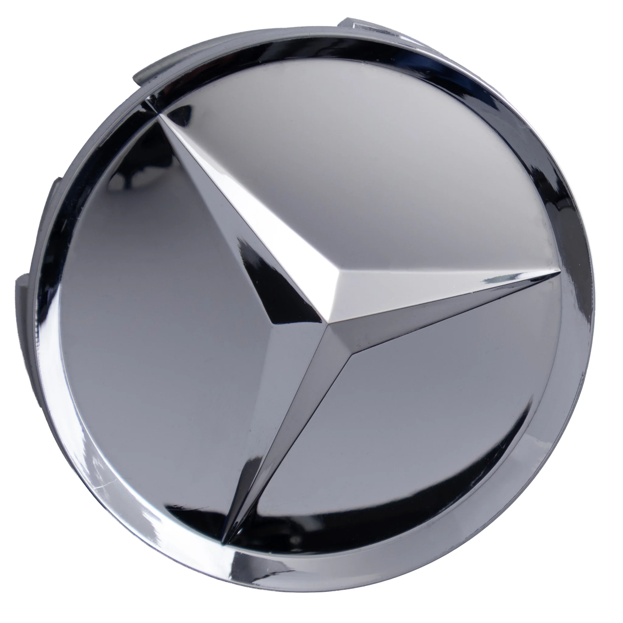 Mercedes Hub Caps | Gloss Silver – high-quality car emblem, wheel cap, steering wheel badge or accessory from CarluxParts