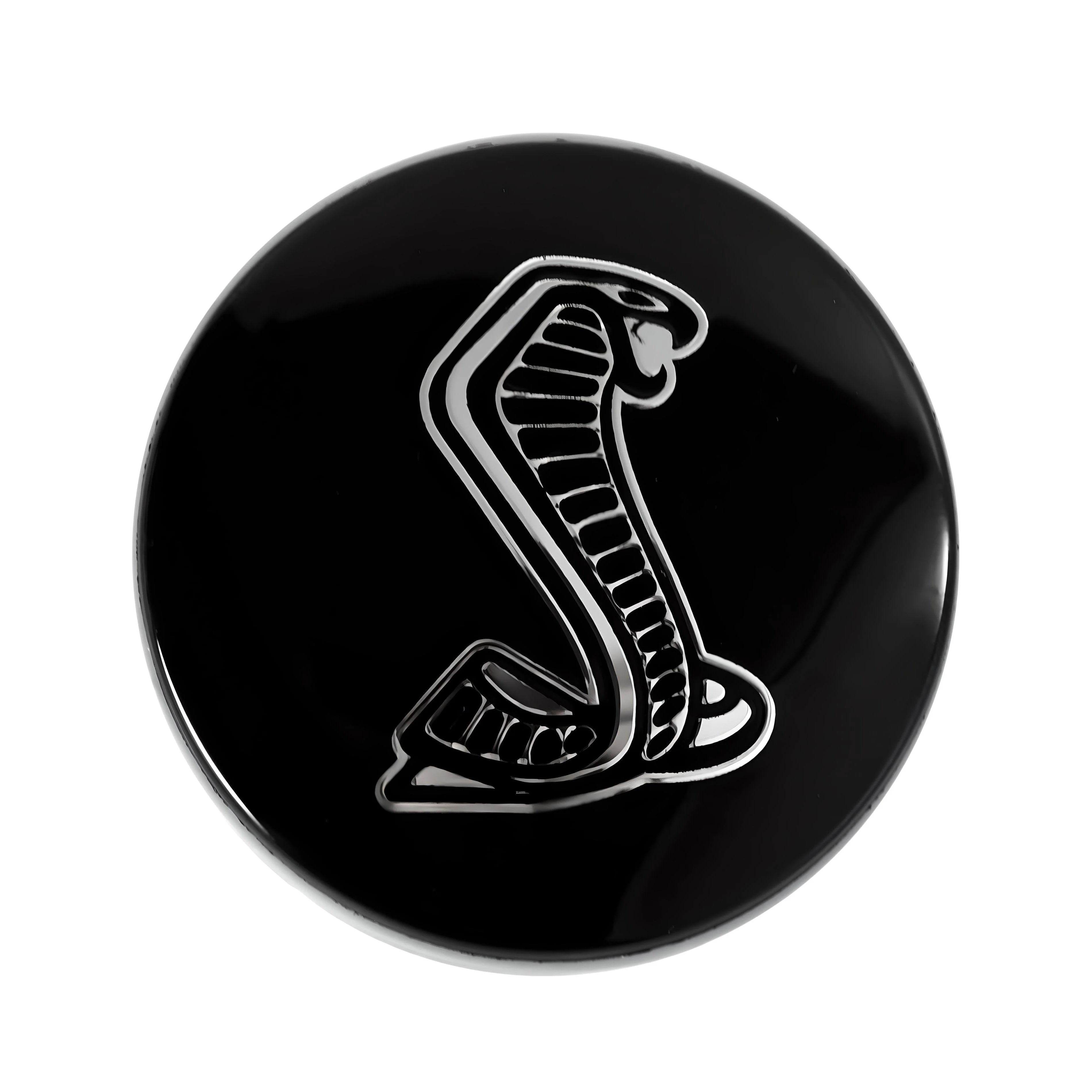 Ford Hub Caps | Black Shelby – high-quality car emblem, wheel cap, steering wheel badge or accessory from CarluxParts