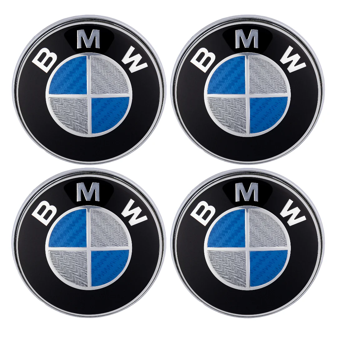 BMW Badge | Blue & Grey – high-quality car emblem, wheel cap, steering wheel badge or accessory from CarluxParts