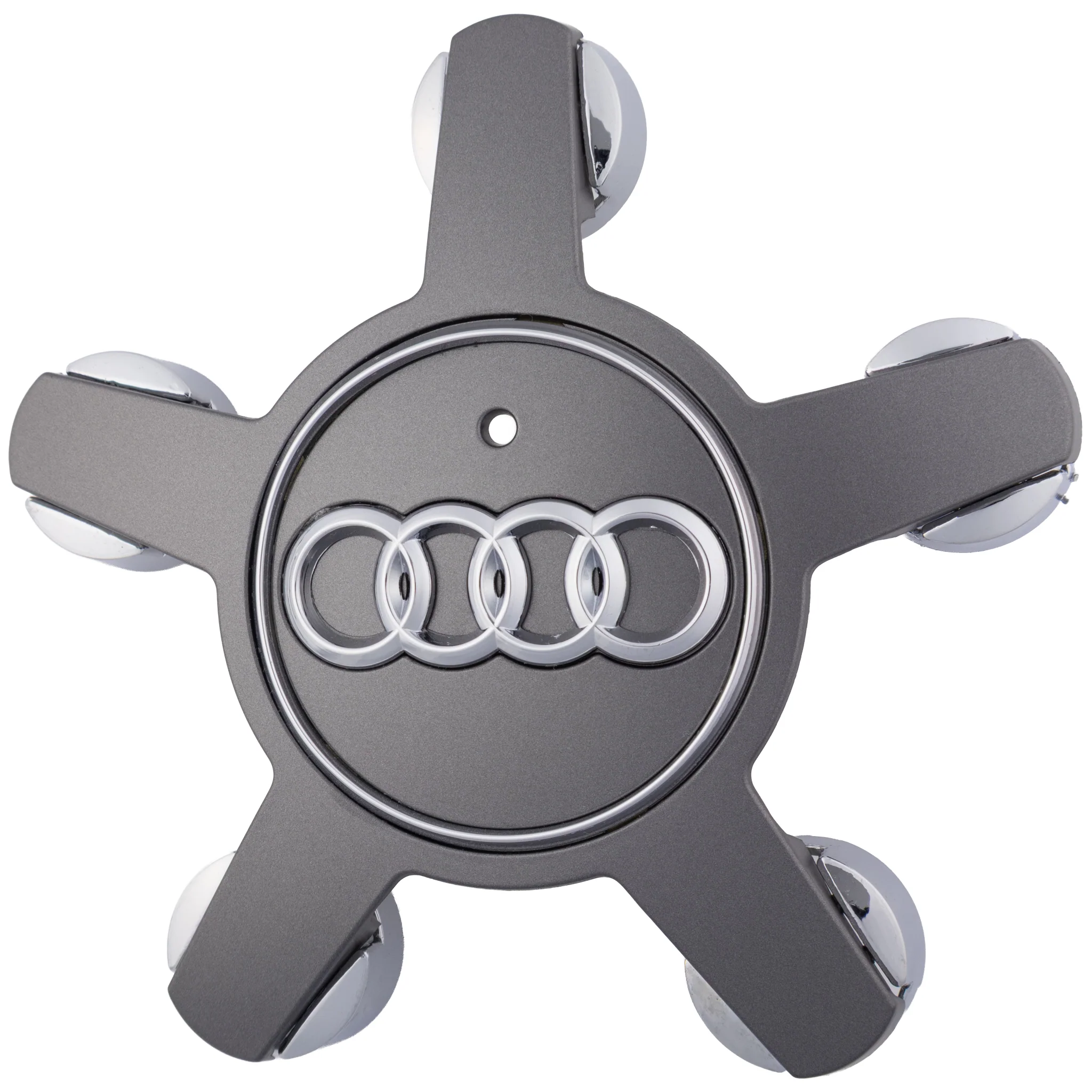 Audi Star Wheel Hub Caps | 135mm – high-quality car emblem, wheel cap, steering wheel badge or accessory from CarluxParts
