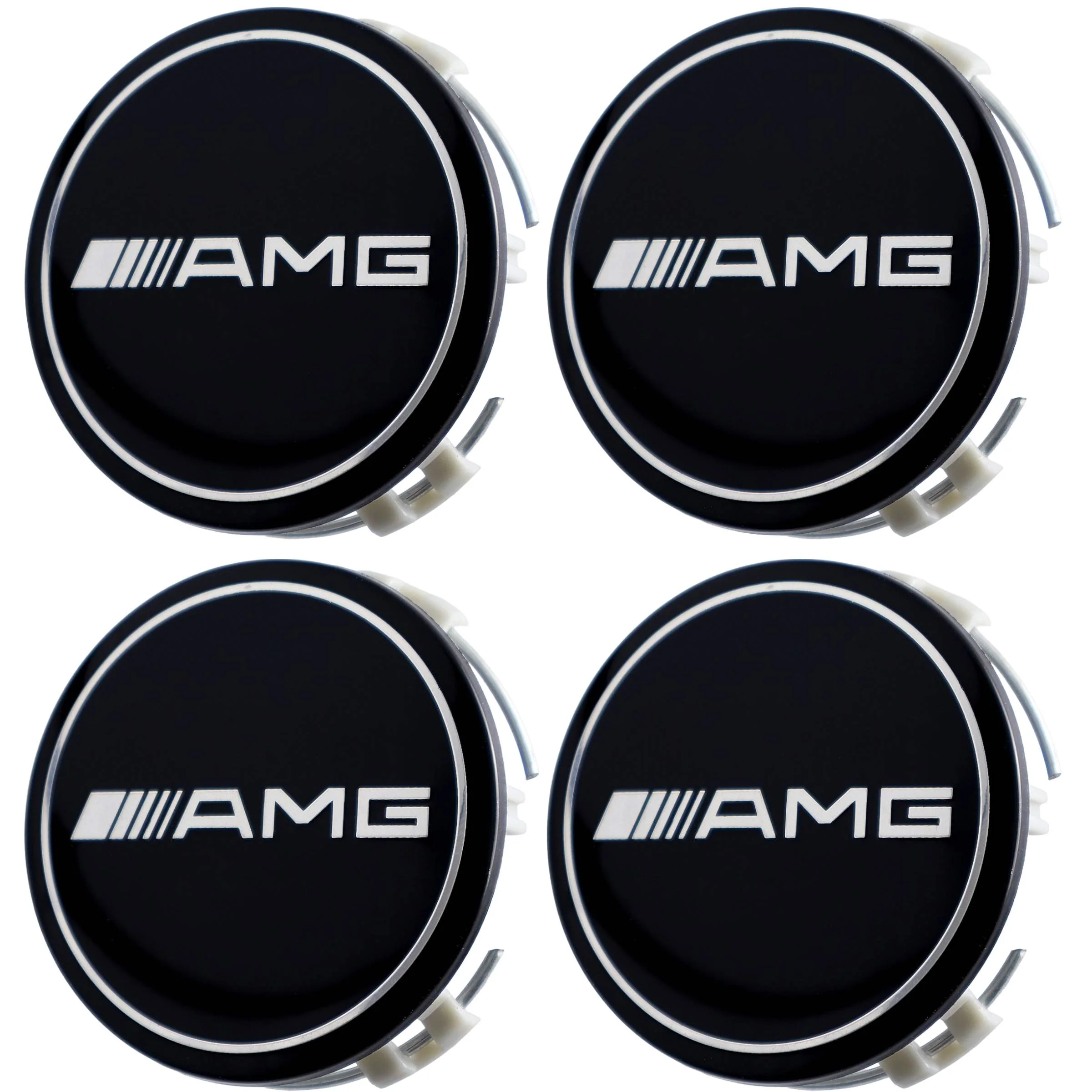 Mercedes Hub Caps | AMG Gloss Black – high-quality car emblem, wheel cap, steering wheel badge or accessory from CarluxParts