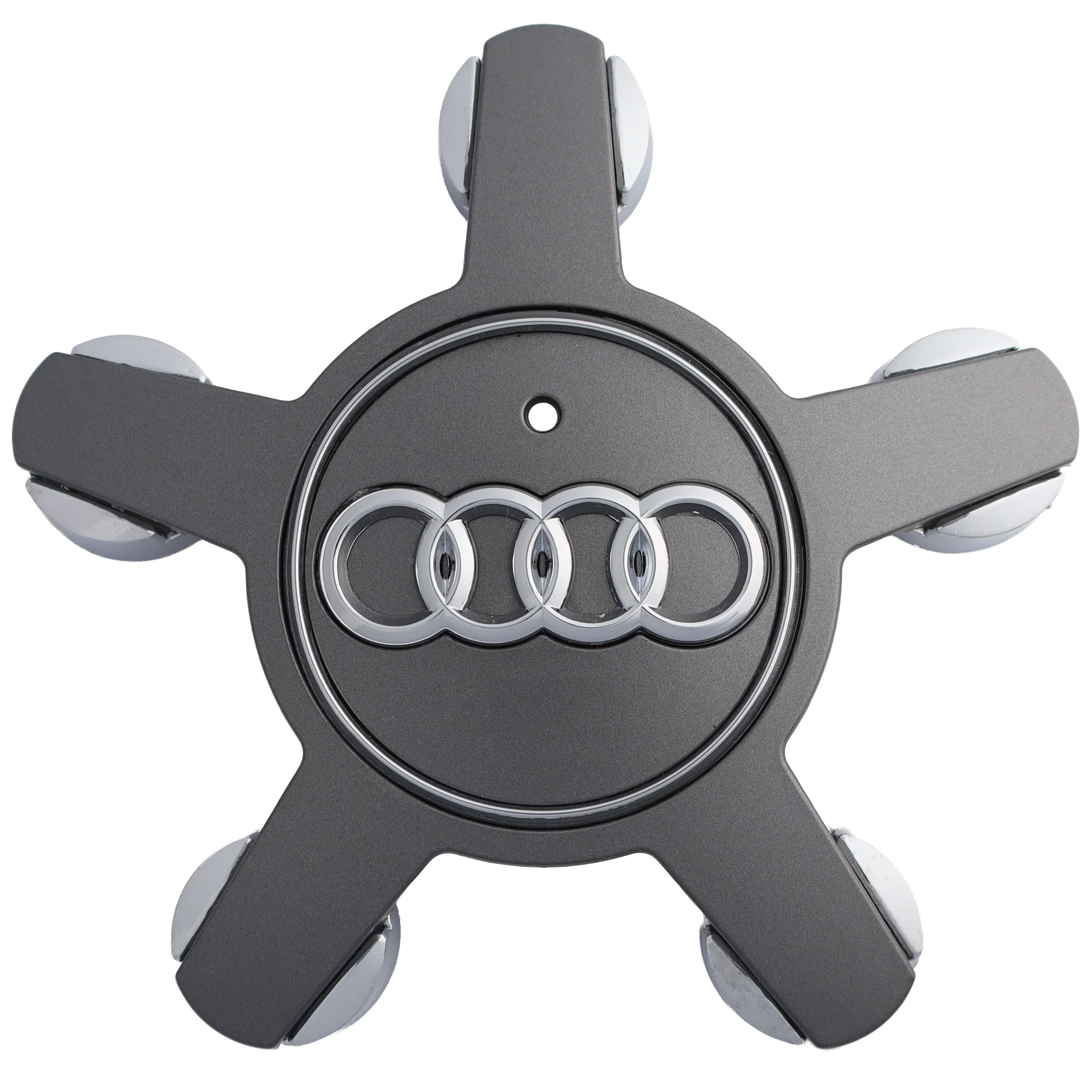 Audi Star Wheel Hub Caps | 135mm – high-quality car emblem, wheel cap, steering wheel badge or accessory from CarluxParts