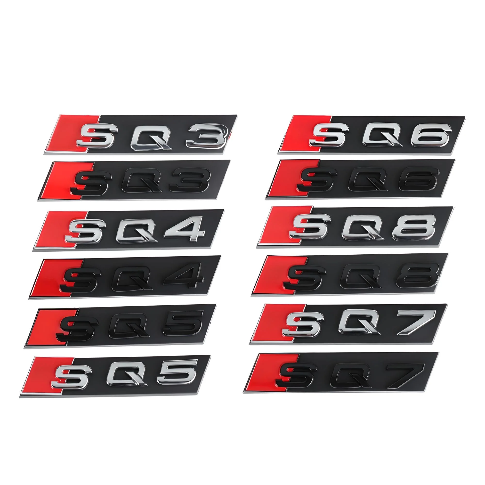 Audi Front Grille Badge | SQ Model – high-quality car emblem, wheel cap, steering wheel badge or accessory from CarluxParts