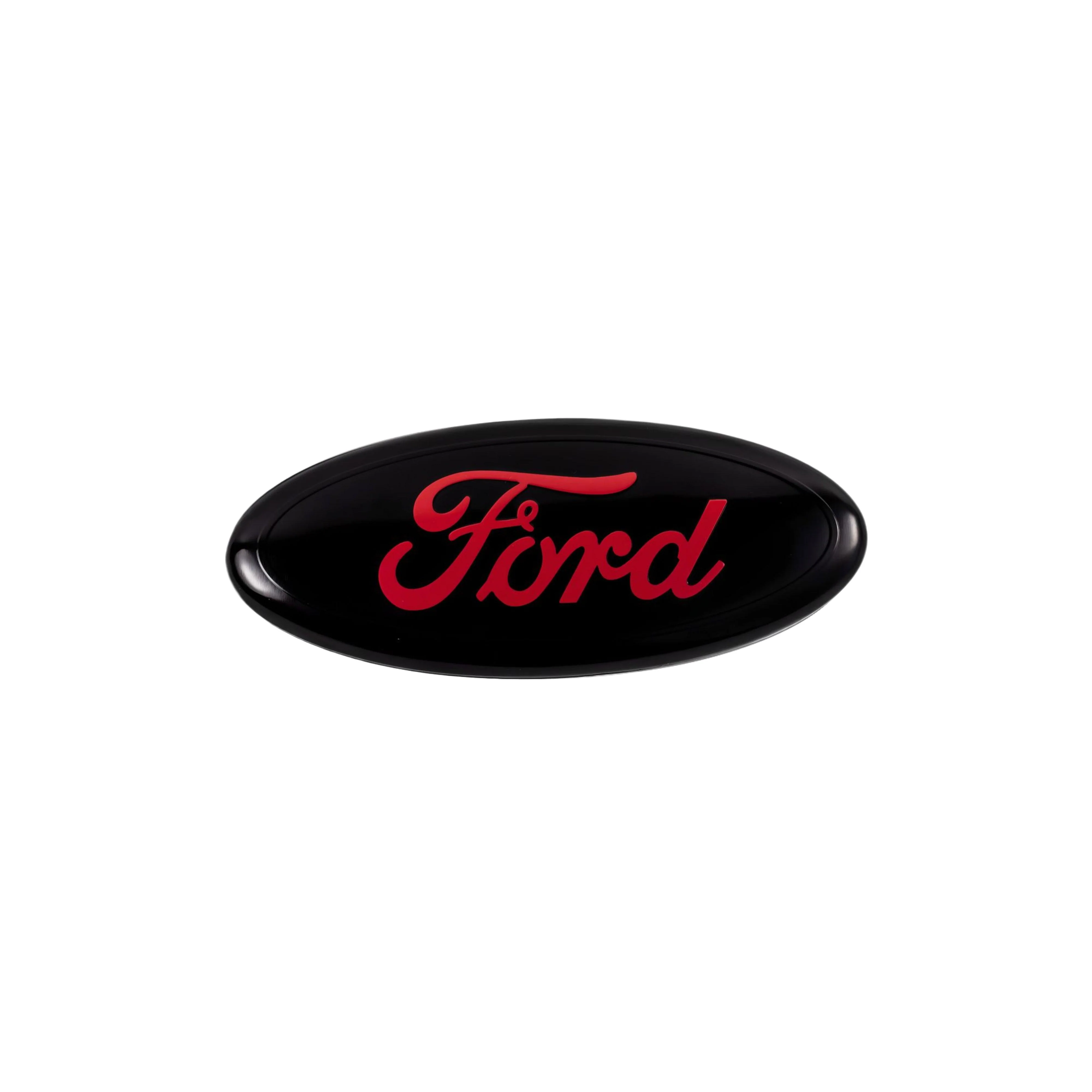 Ford Steering Wheel Badge | Red Black – high-quality car emblem, wheel cap, steering wheel badge or accessory from CarluxParts