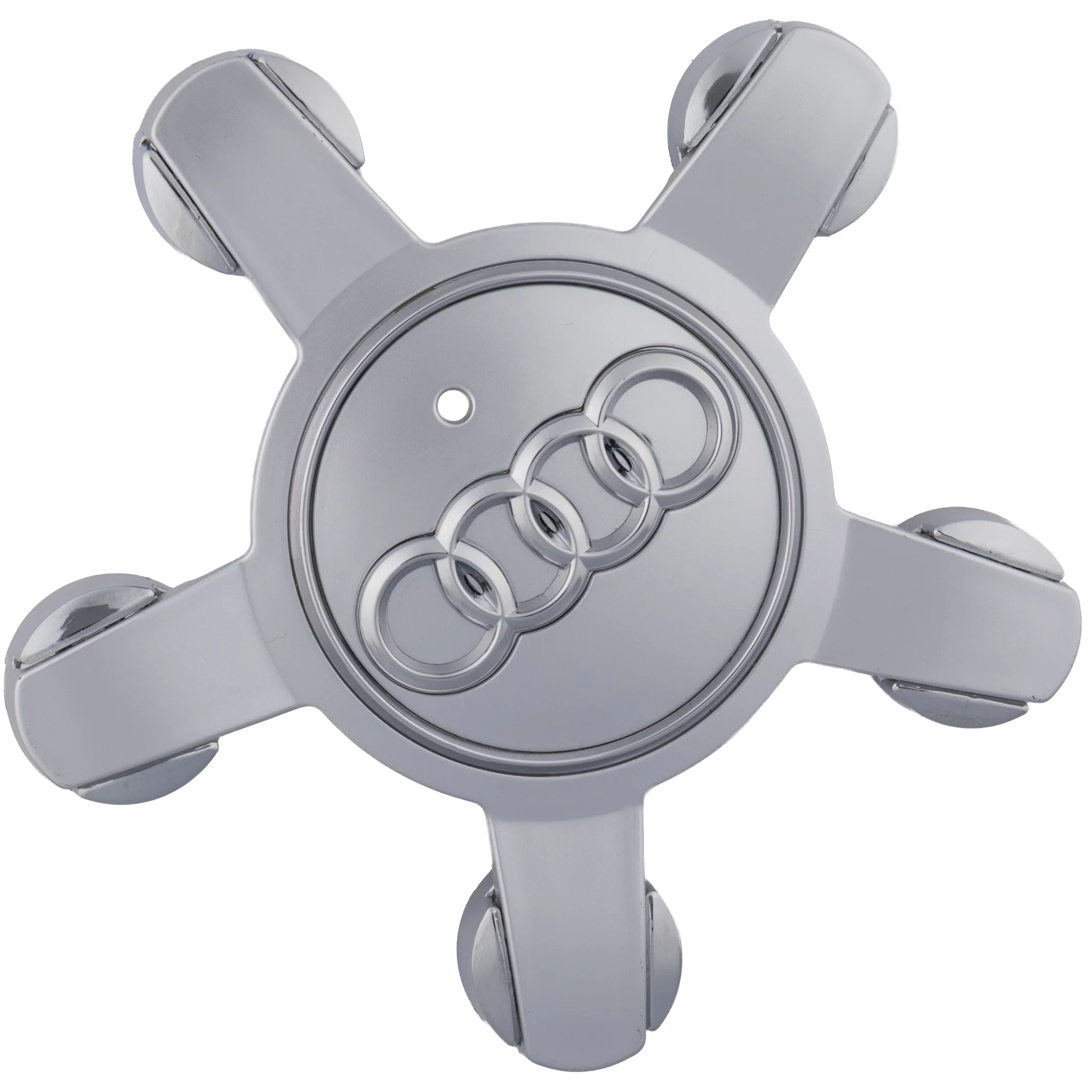 Audi Star Wheel Hub Caps | 135mm – high-quality car emblem, wheel cap, steering wheel badge or accessory from CarluxParts