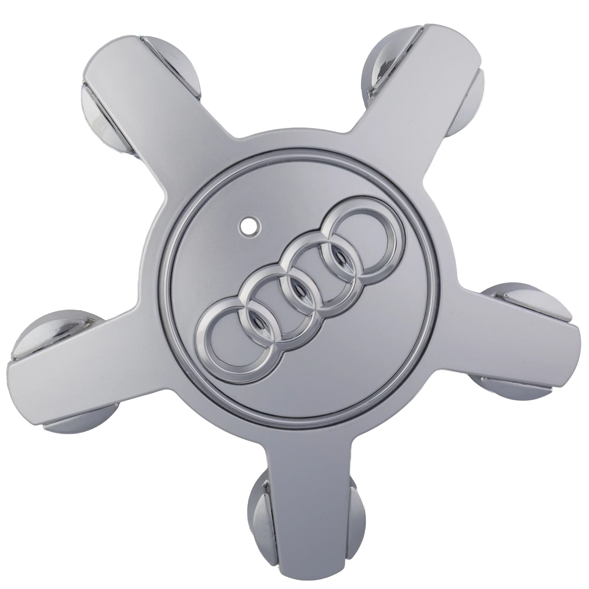 Audi Star Wheel Hub Caps | 135mm – high-quality car emblem, wheel cap, steering wheel badge or accessory from CarluxParts