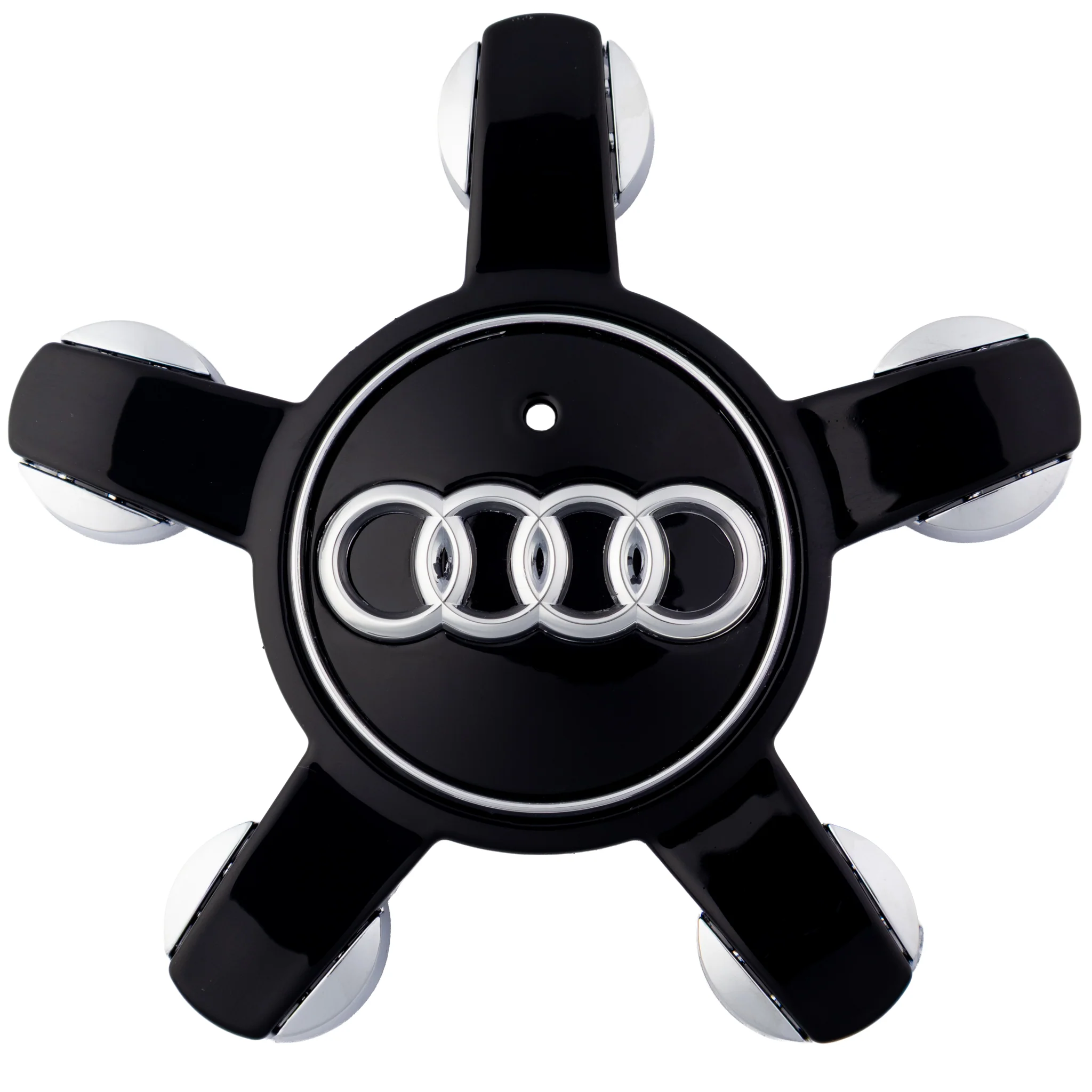 Audi Star Wheel Hub Caps | 135mm – high-quality car emblem, wheel cap, steering wheel badge or accessory from CarluxParts