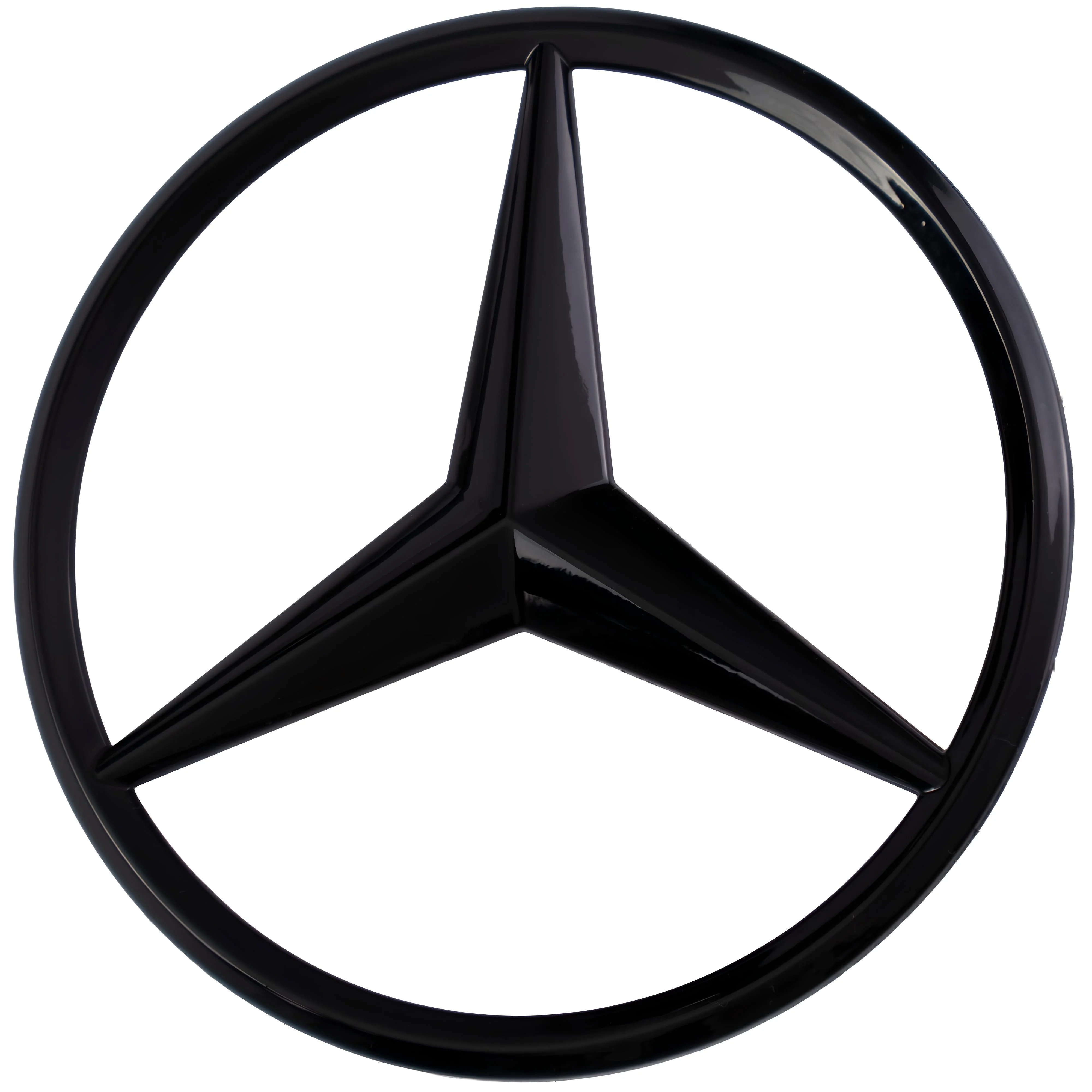 Mercedes Trunk Emblem | Gloss Black – high-quality car emblem, wheel cap, steering wheel badge or accessory from CarluxParts