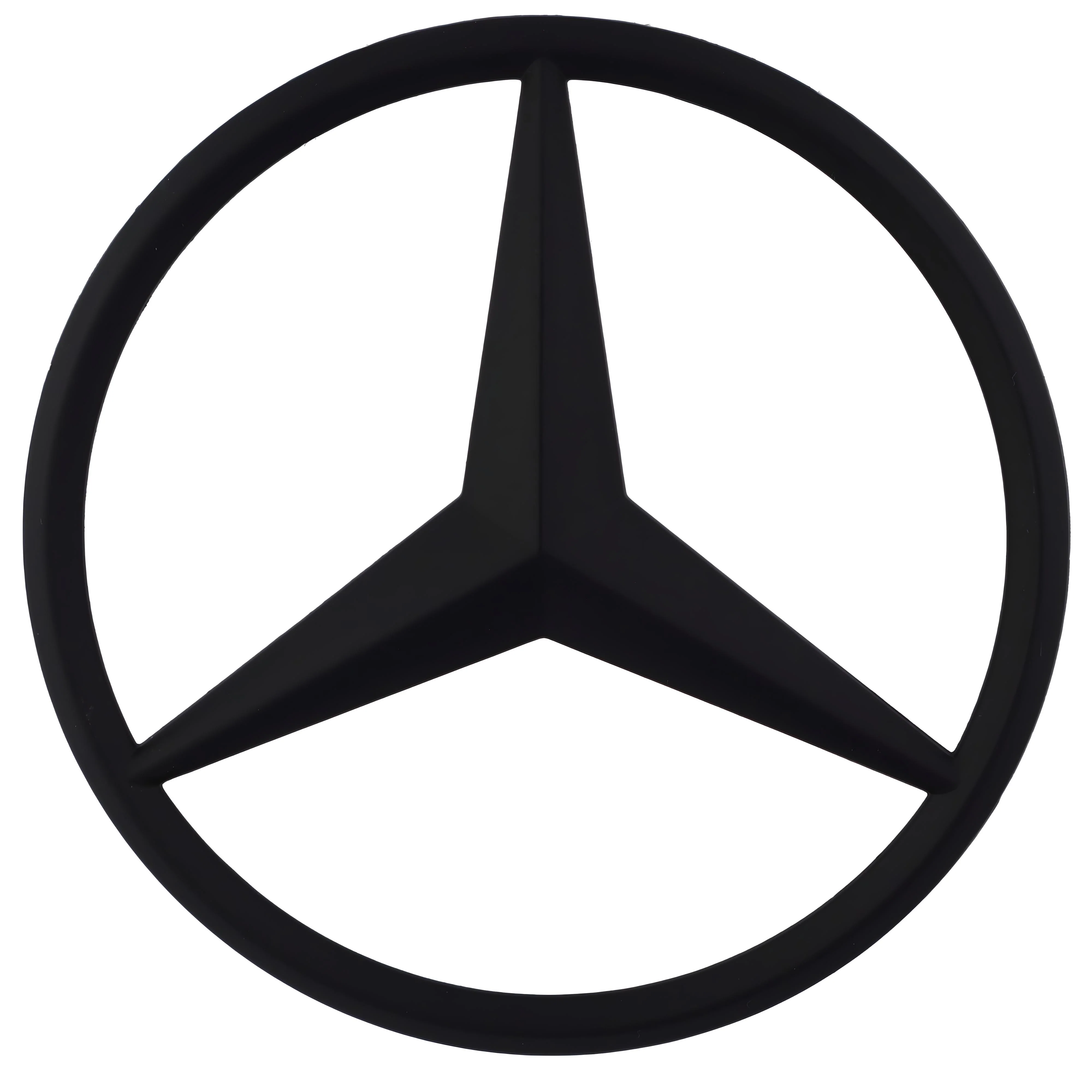 Mercedes Trunk Emblem | Matte Black – high-quality car emblem, wheel cap, steering wheel badge or accessory from CarluxParts