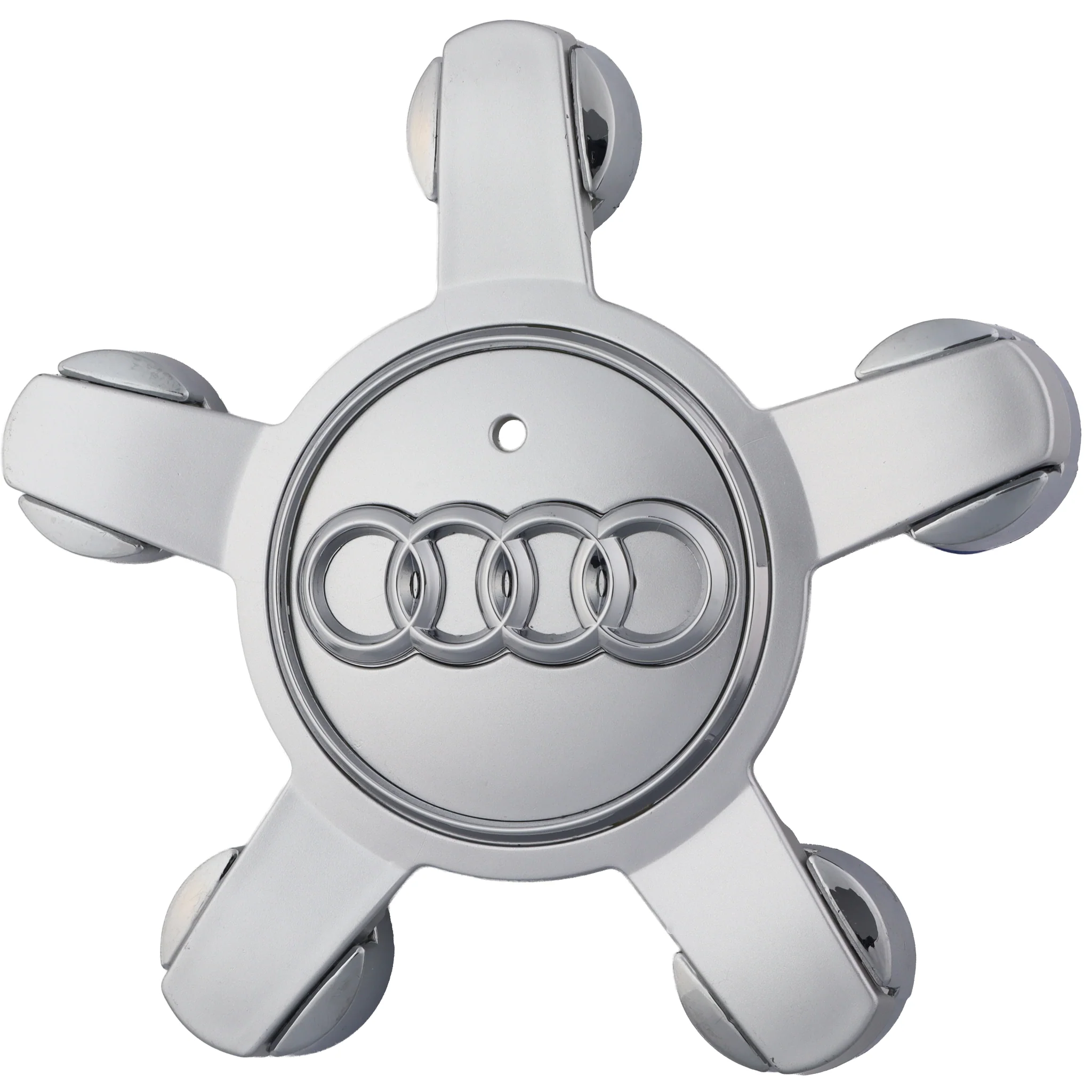 Audi Star Wheel Hub Caps | 135mm – high-quality car emblem, wheel cap, steering wheel badge or accessory from CarluxParts