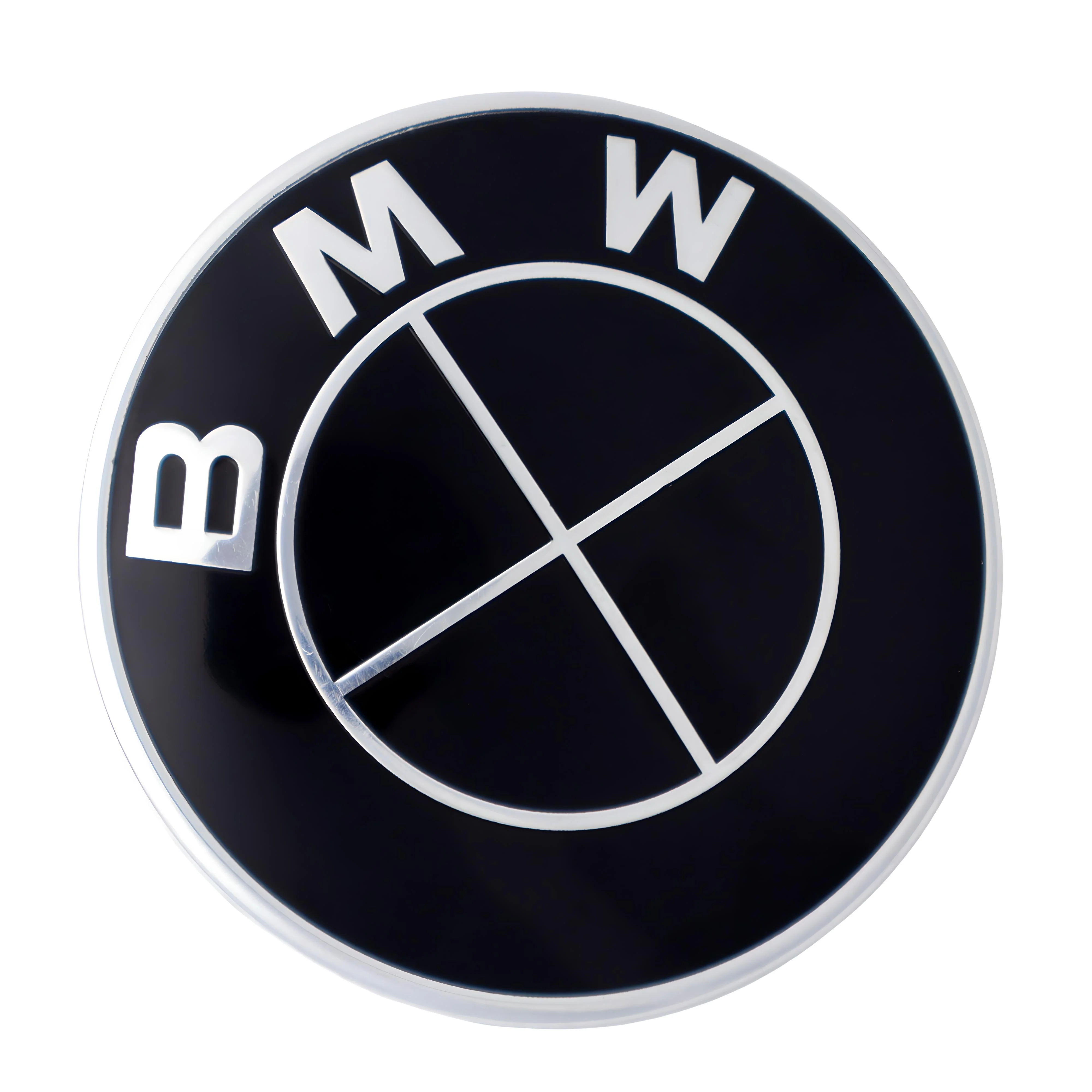 BMW Badge | Full Black – high-quality car emblem, wheel cap, steering wheel badge or accessory from CarluxParts