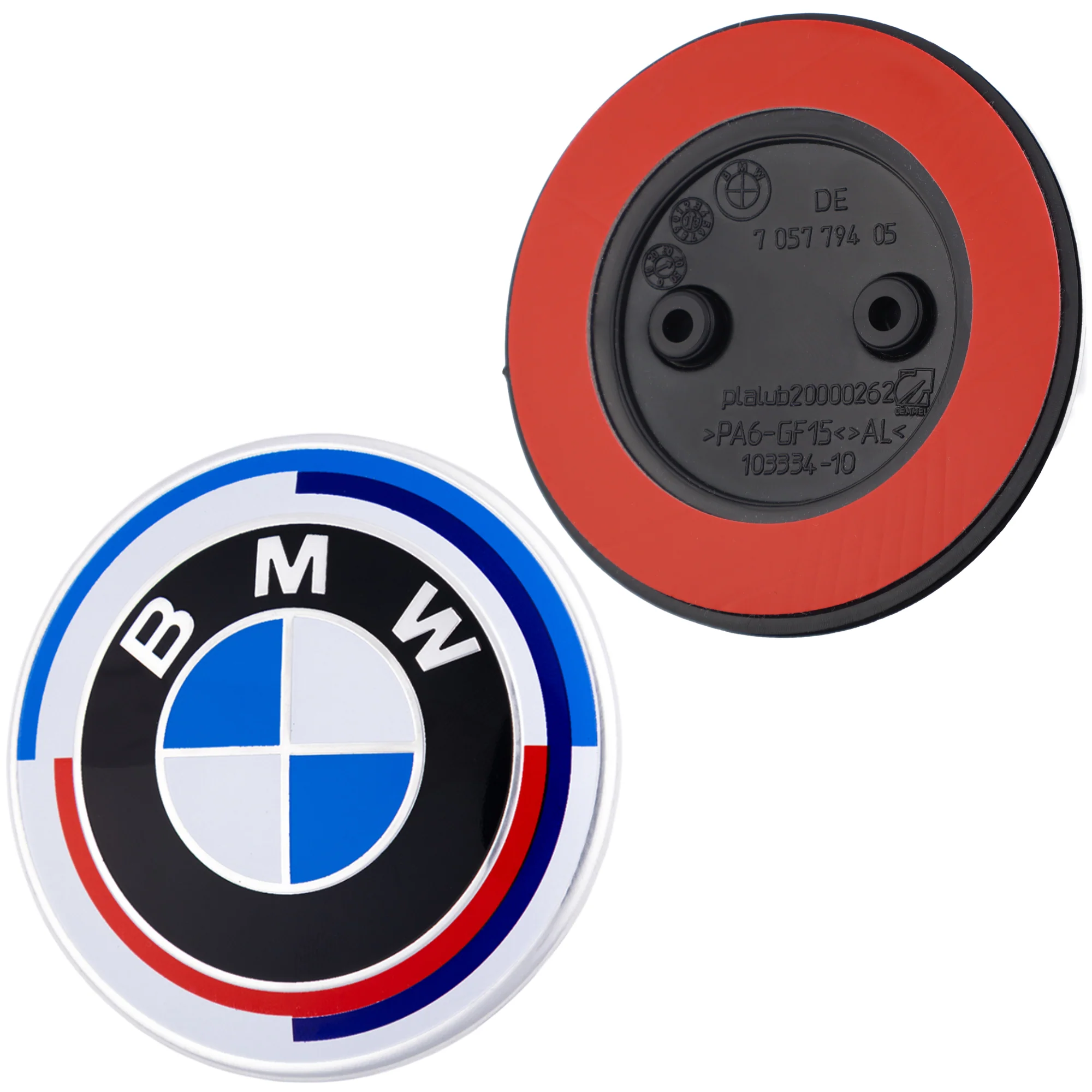 BMW 50th Anniversary Badge – high-quality car emblem, wheel cap, steering wheel badge or accessory from CarluxParts