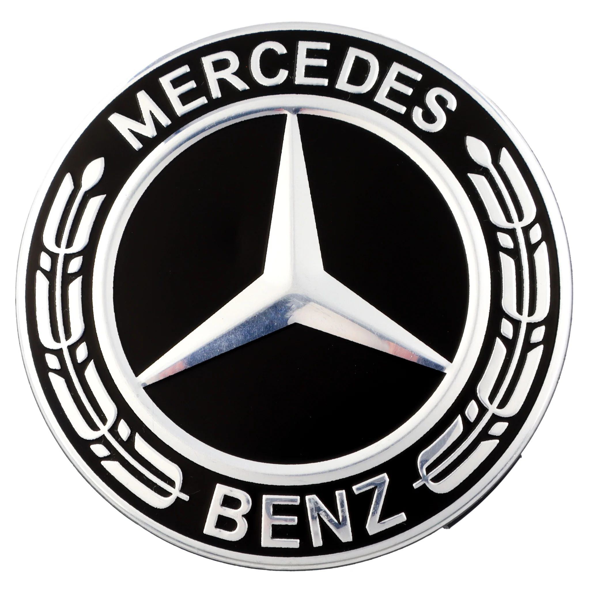 Mercedes Hub Caps | Classic Black – high-quality car emblem, wheel cap, steering wheel badge or accessory from CarluxParts