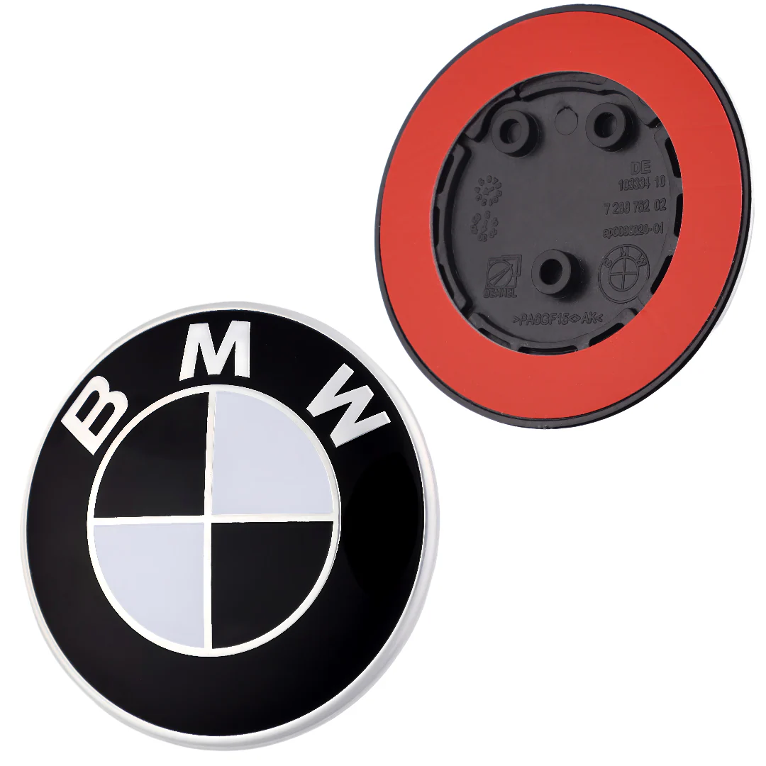 BMW Badge | Black & White – high-quality car emblem, wheel cap, steering wheel badge or accessory from CarluxParts