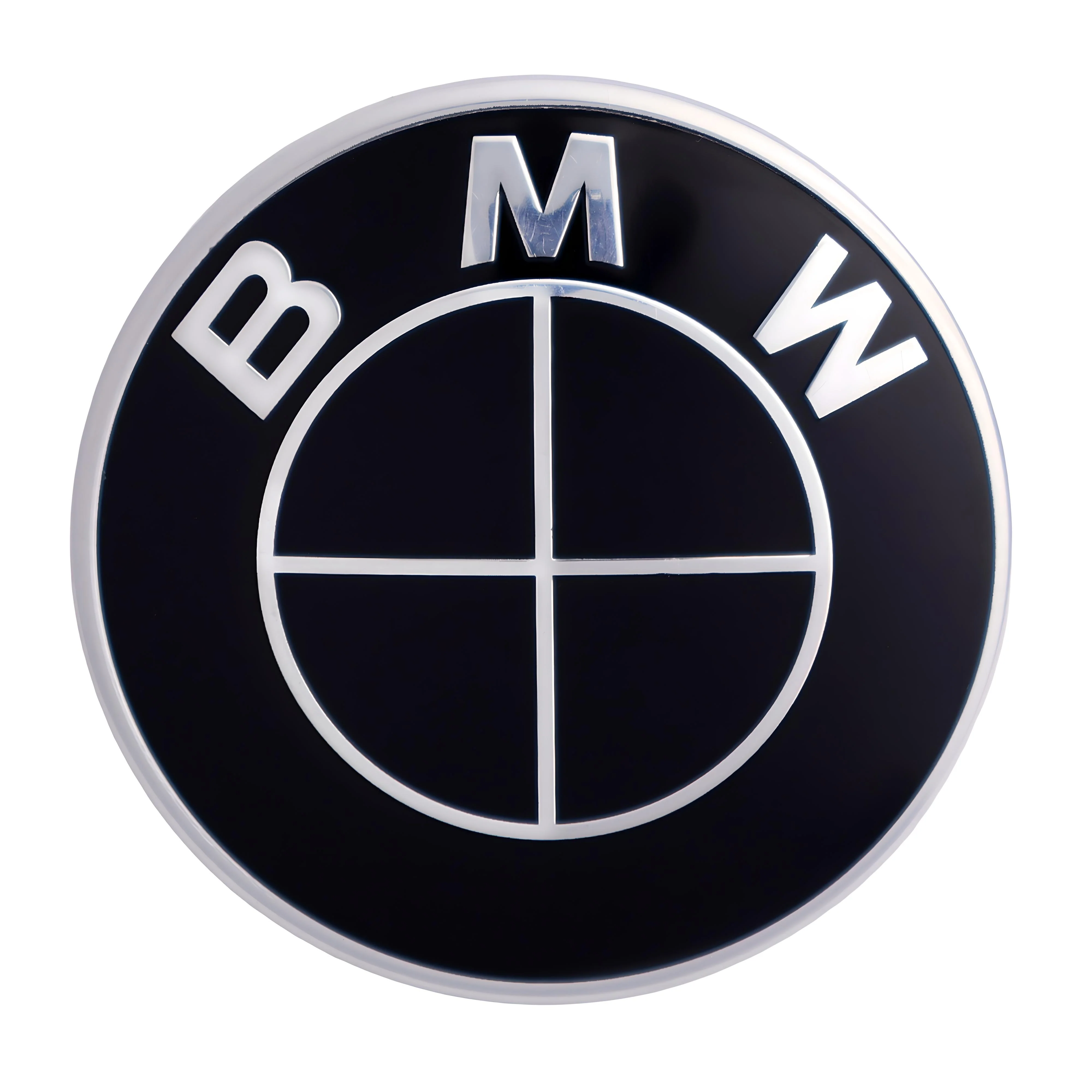 BMW Badge | Full Black – high-quality car emblem, wheel cap, steering wheel badge or accessory from CarluxParts