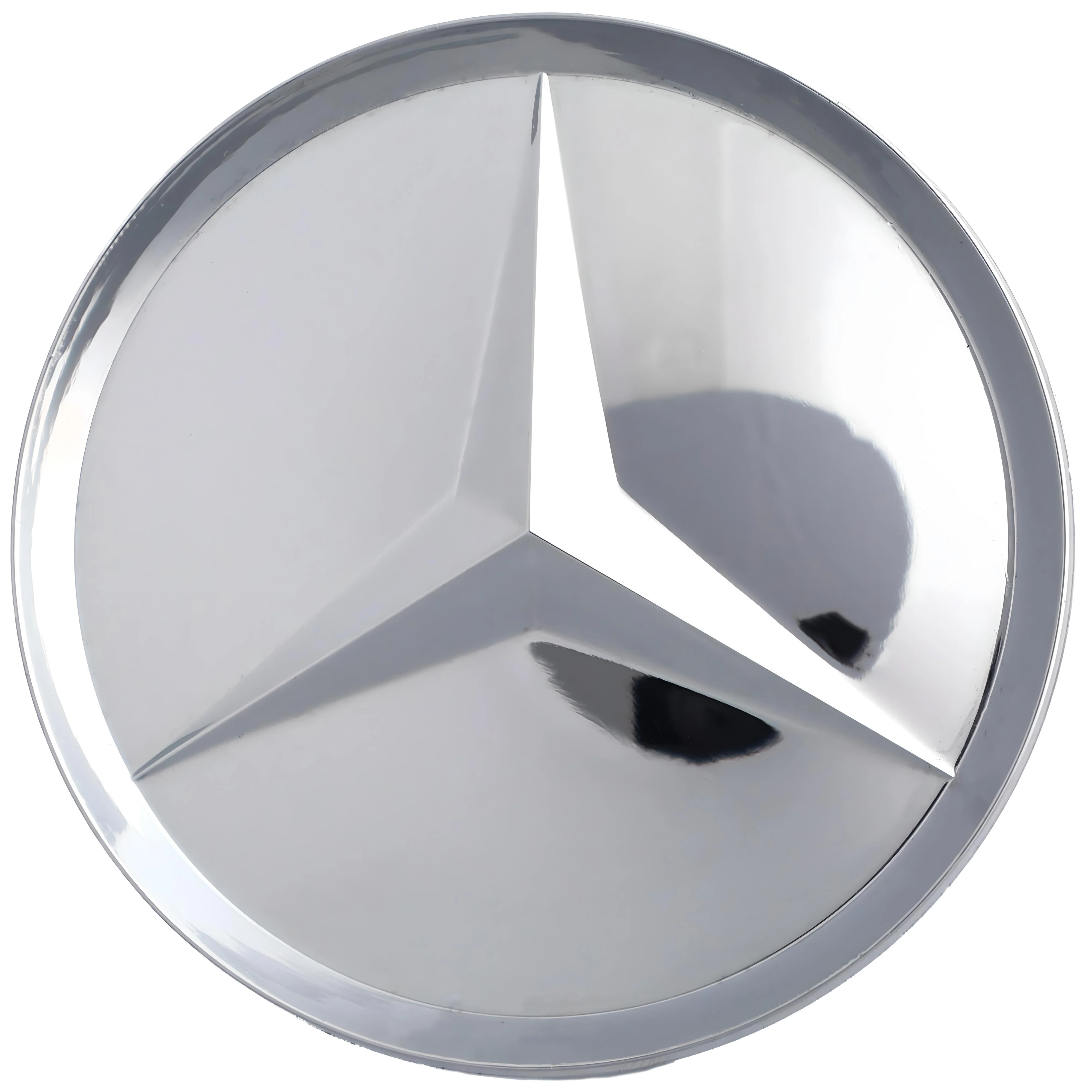 Mercedes Hub Caps | Gloss Silver – high-quality car emblem, wheel cap, steering wheel badge or accessory from CarluxParts
