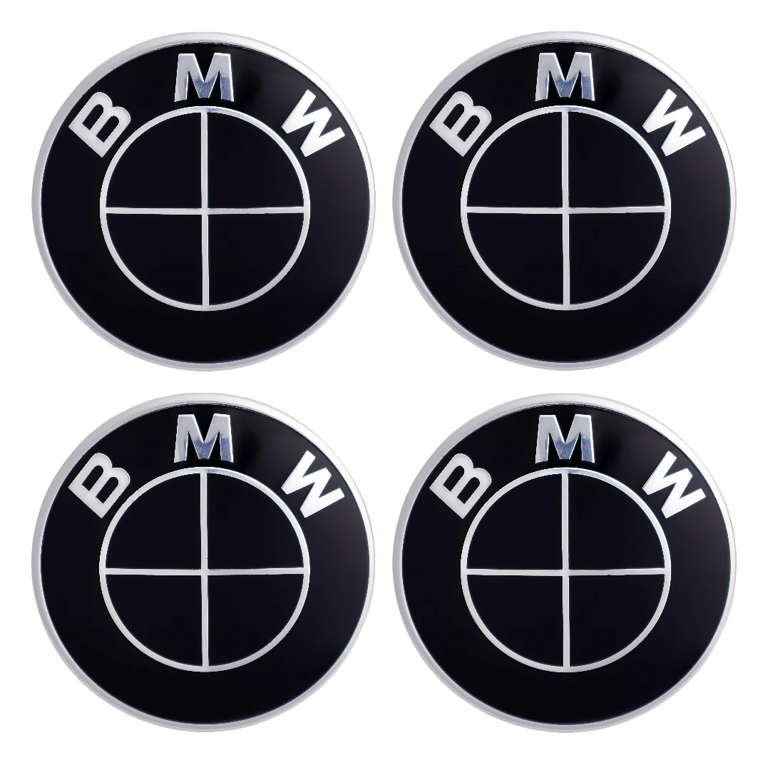 BMW Badge | Full Black – high-quality car emblem, wheel cap, steering wheel badge or accessory from CarluxParts