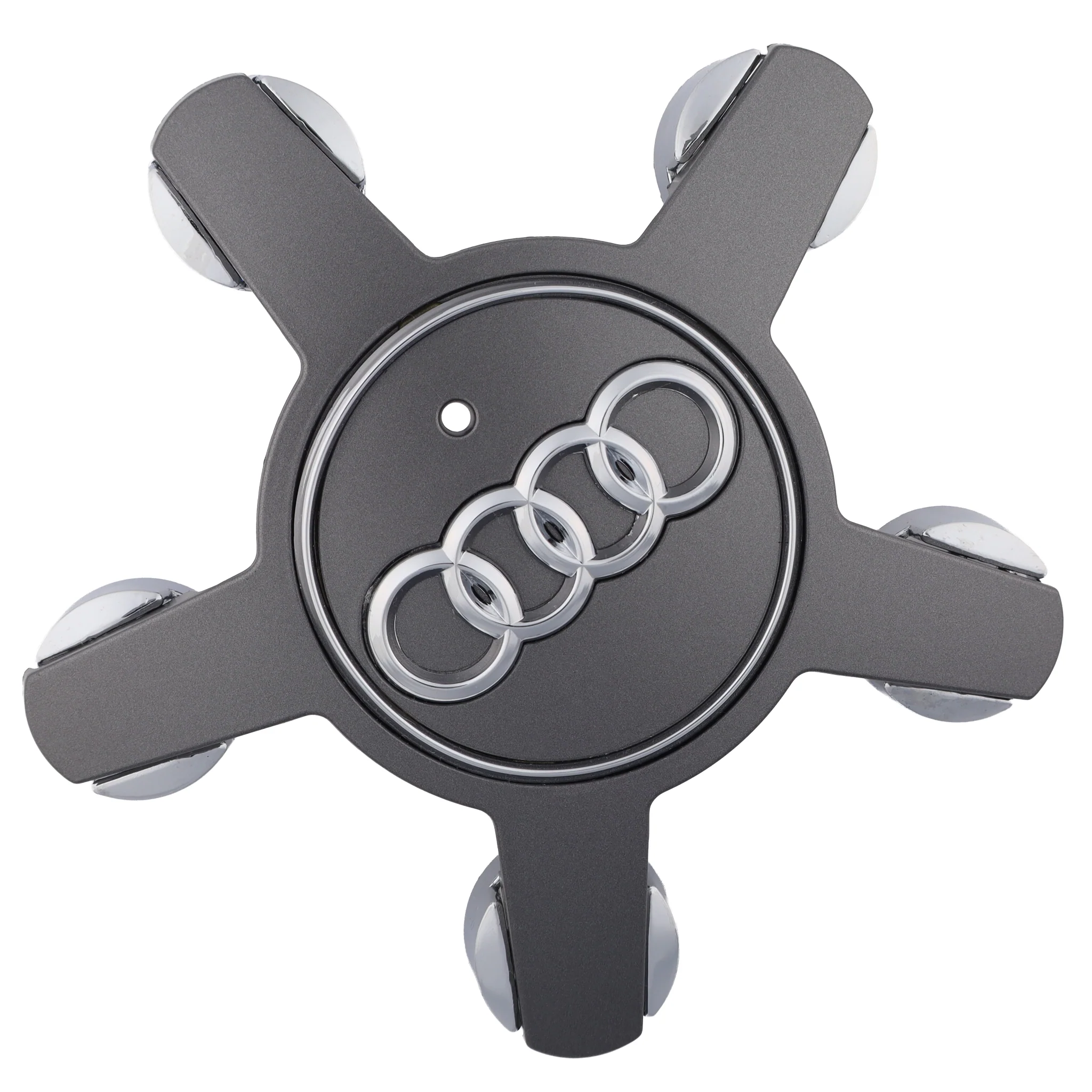 Audi Star Wheel Hub Caps | 135mm – high-quality car emblem, wheel cap, steering wheel badge or accessory from CarluxParts