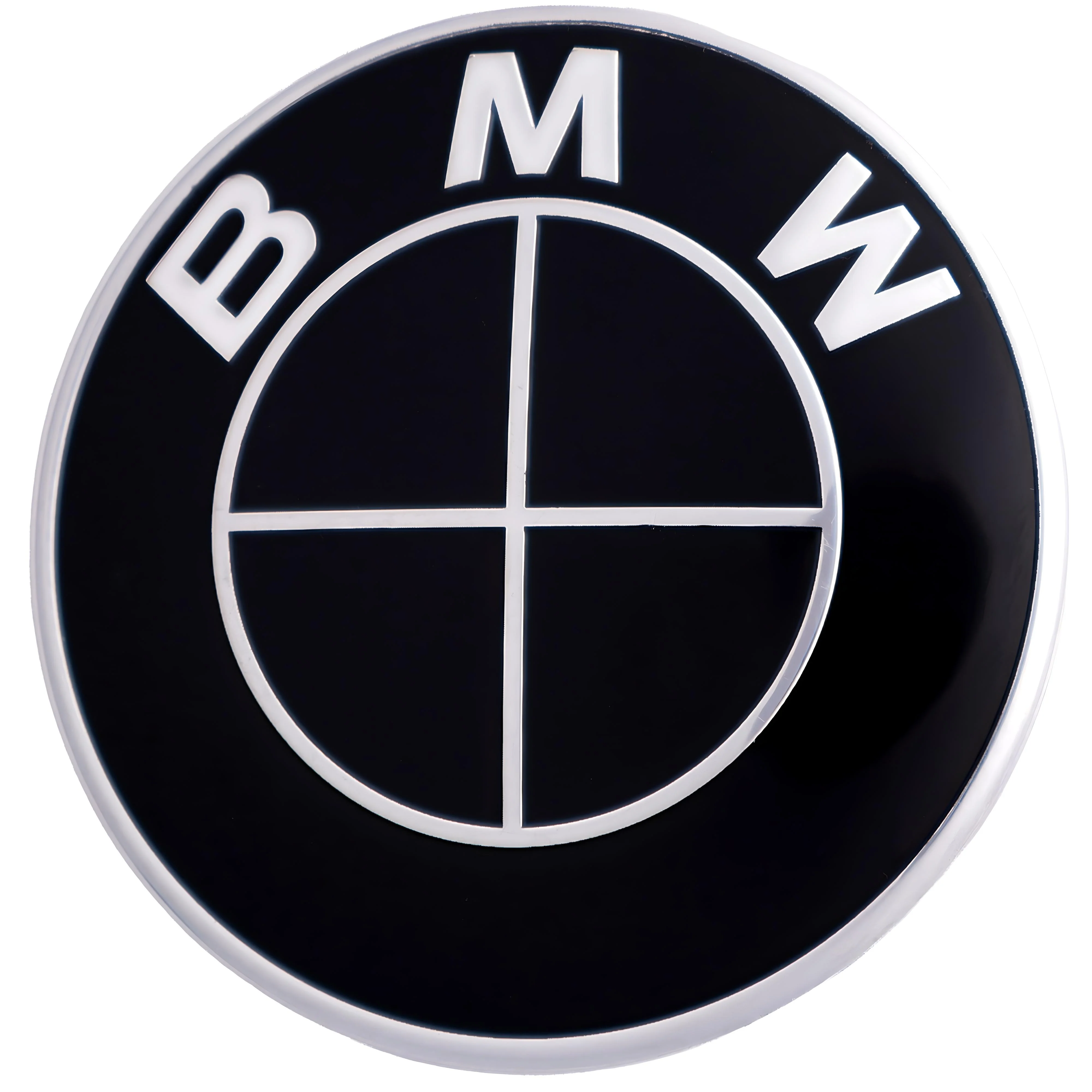 BMW Badge | Full Black – high-quality car emblem, wheel cap, steering wheel badge or accessory from CarluxParts