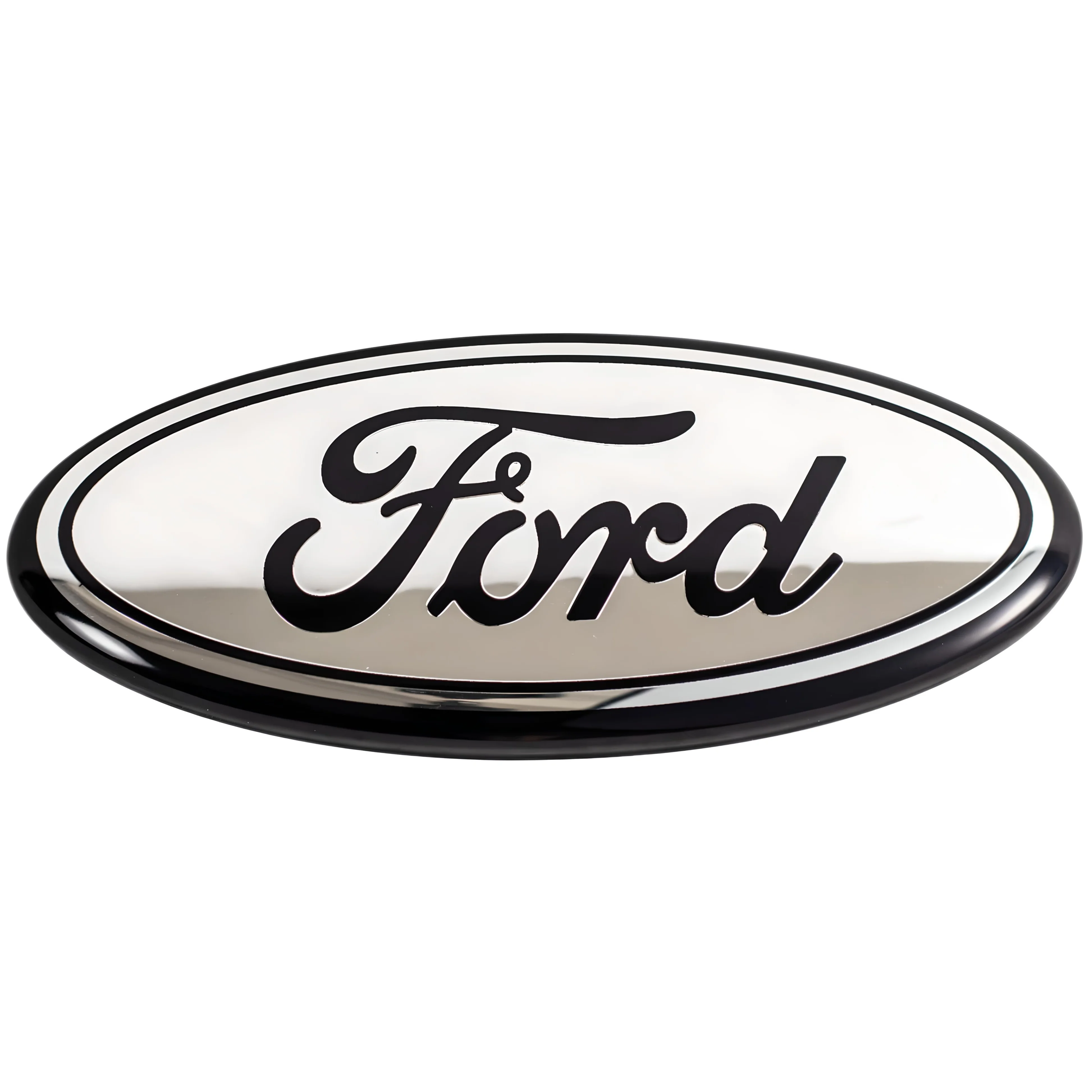 Ford Emblem Overlay | Chrome – high-quality car emblem, wheel cap, steering wheel badge or accessory from CarluxParts