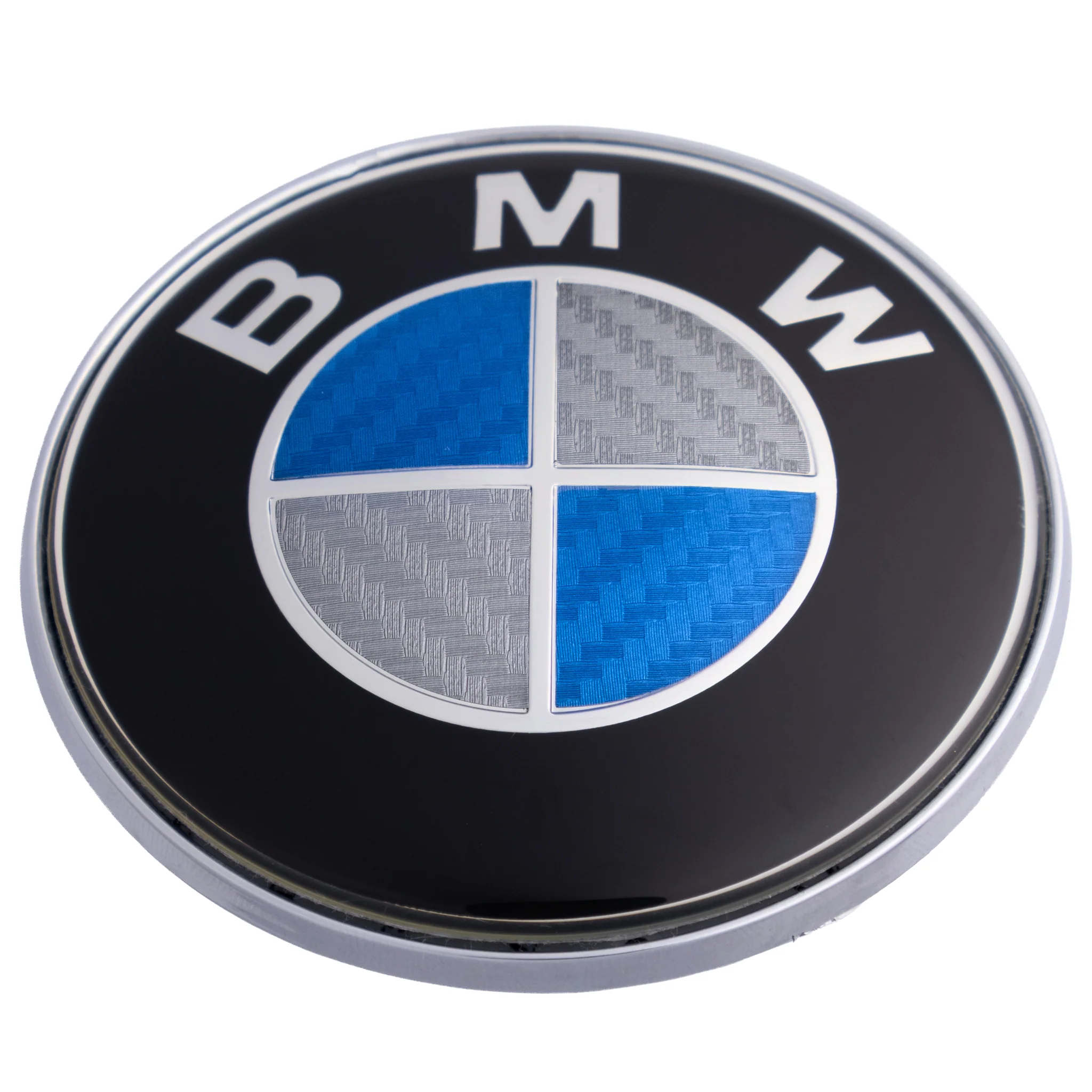 BMW Badge | Blue & Grey – high-quality car emblem, wheel cap, steering wheel badge or accessory from CarluxParts