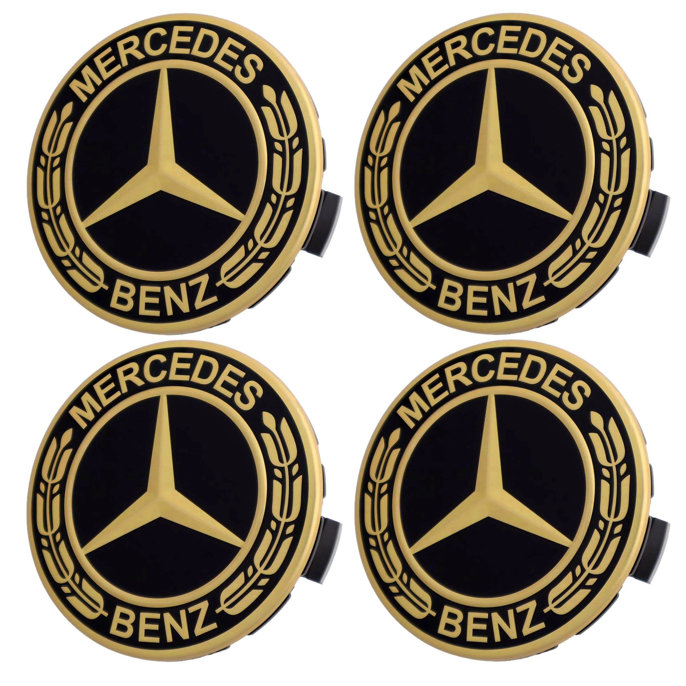 Mercedes Hub Caps | Shadow Gold – high-quality car emblem, wheel cap, steering wheel badge or accessory from CarluxParts