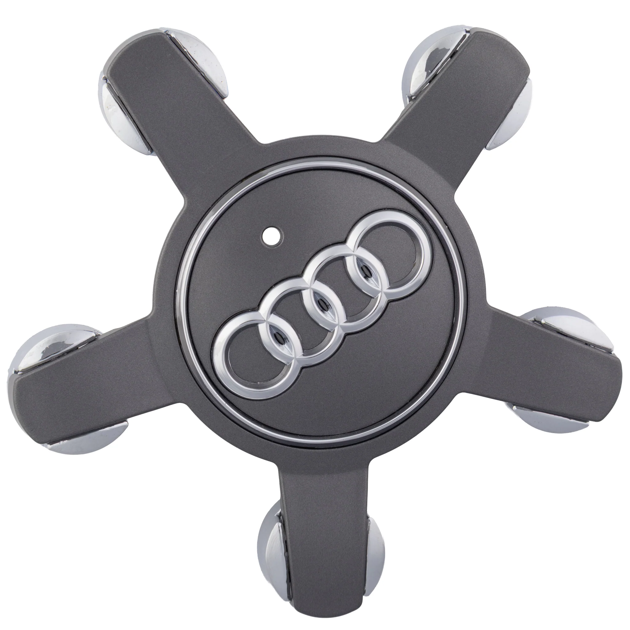 Audi Star Wheel Hub Caps | 135mm – high-quality car emblem, wheel cap, steering wheel badge or accessory from CarluxParts