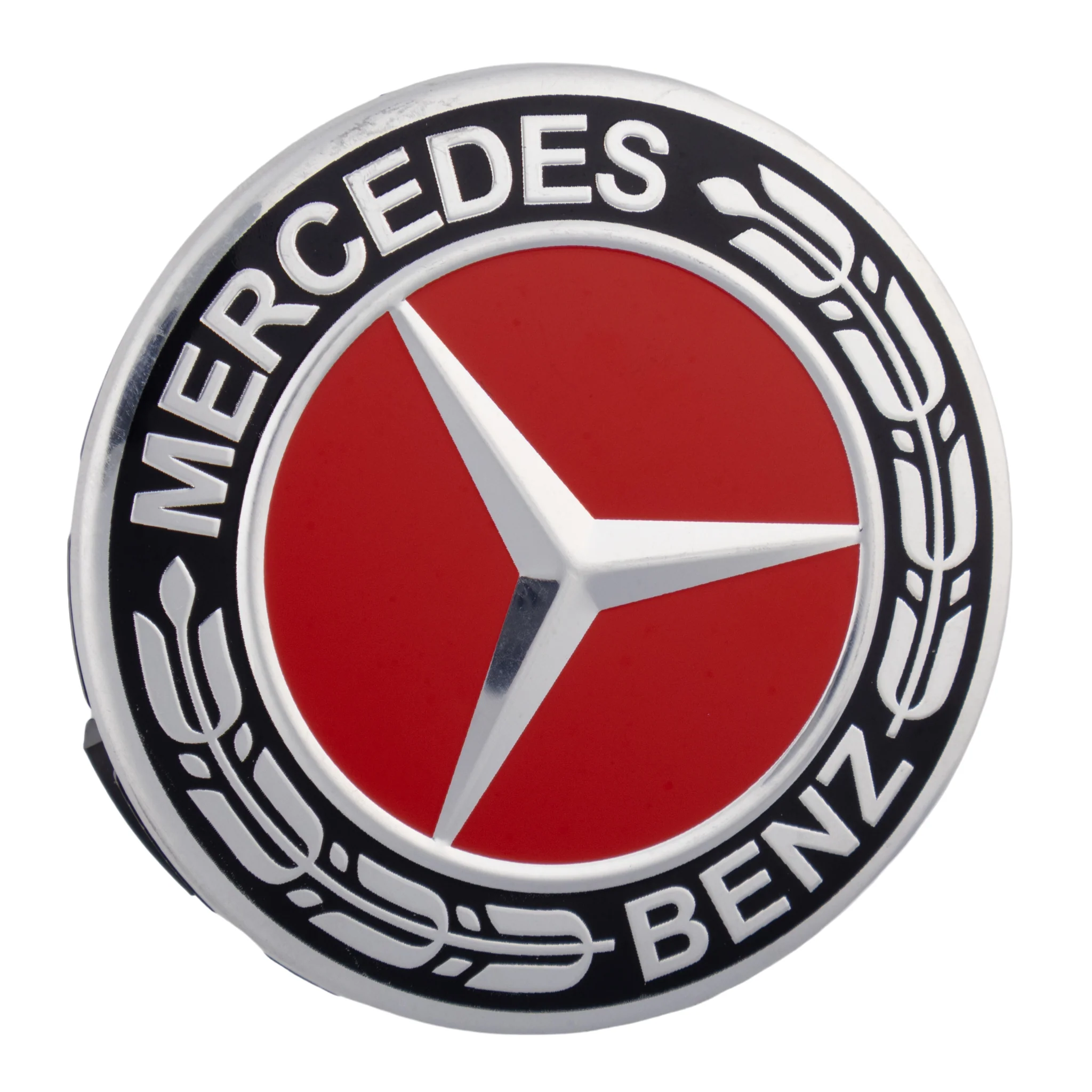 Mercedes Hub Caps | Phantom Red – high-quality car emblem, wheel cap, steering wheel badge or accessory from CarluxParts