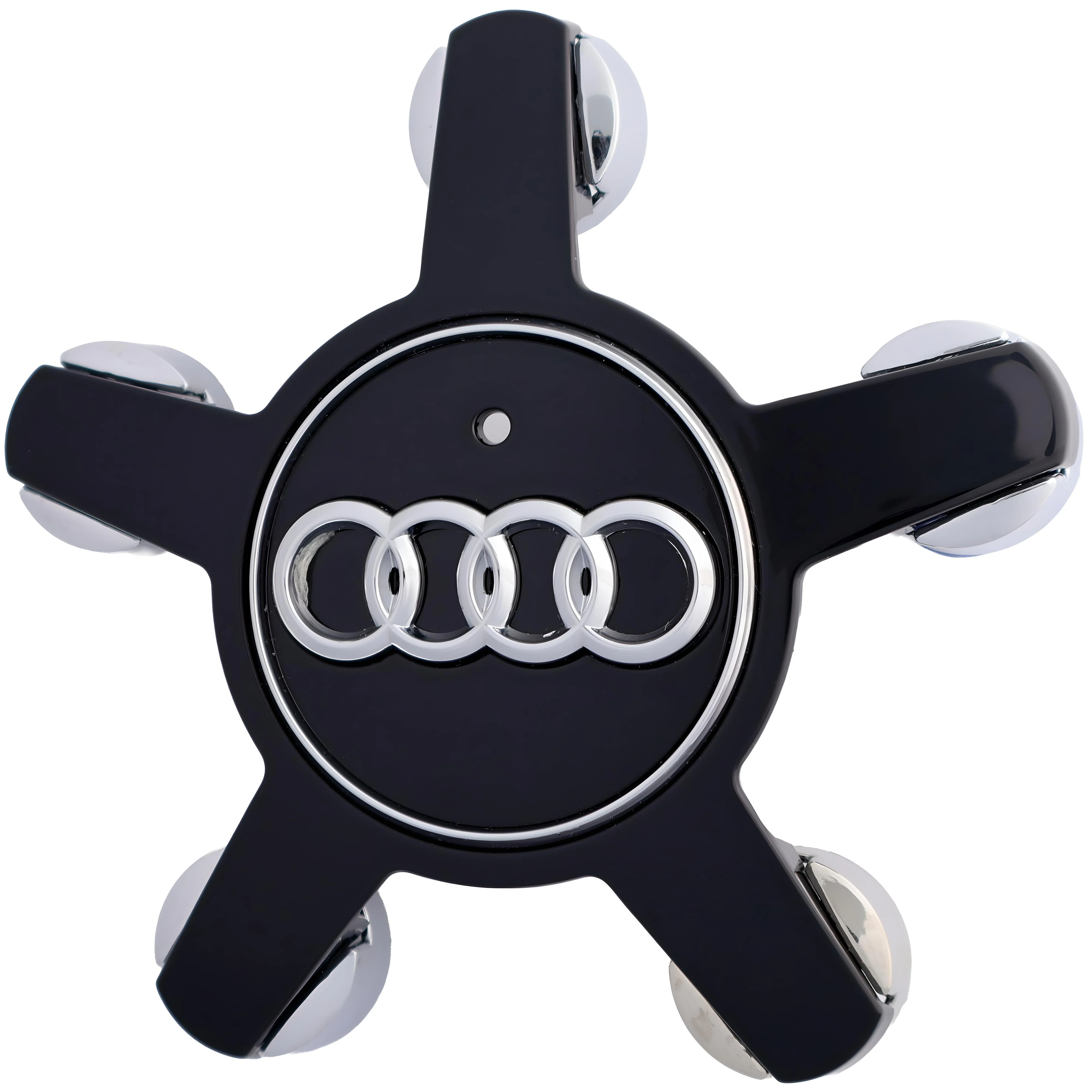 Audi Star Wheel Hub Caps | 135mm – high-quality car emblem, wheel cap, steering wheel badge or accessory from CarluxParts