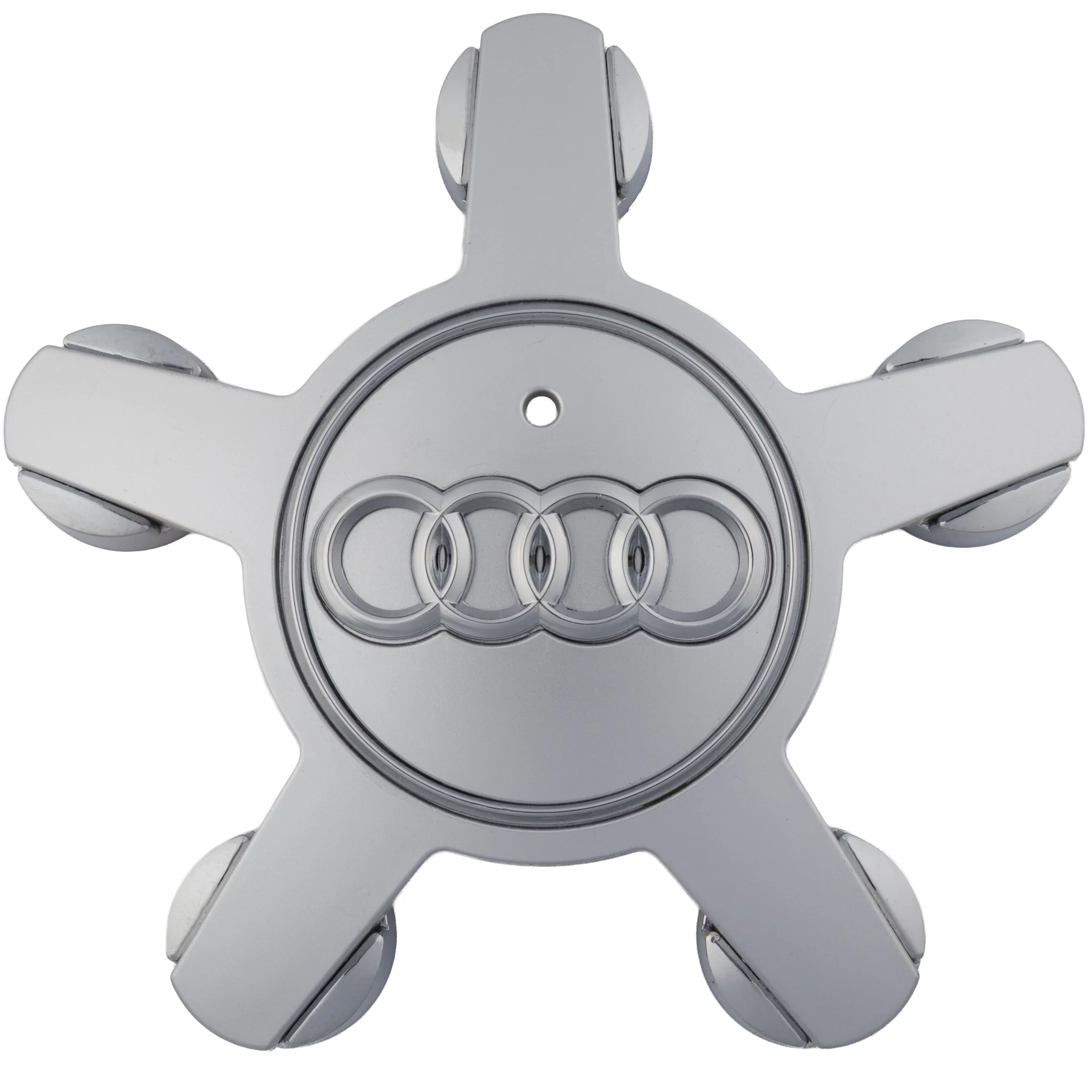Audi Star Wheel Hub Caps | 135mm – high-quality car emblem, wheel cap, steering wheel badge or accessory from CarluxParts