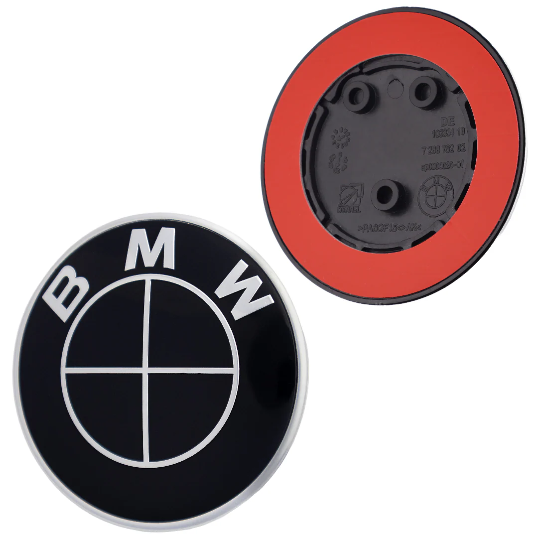 BMW Badge | Full Black – high-quality car emblem, wheel cap, steering wheel badge or accessory from CarluxParts