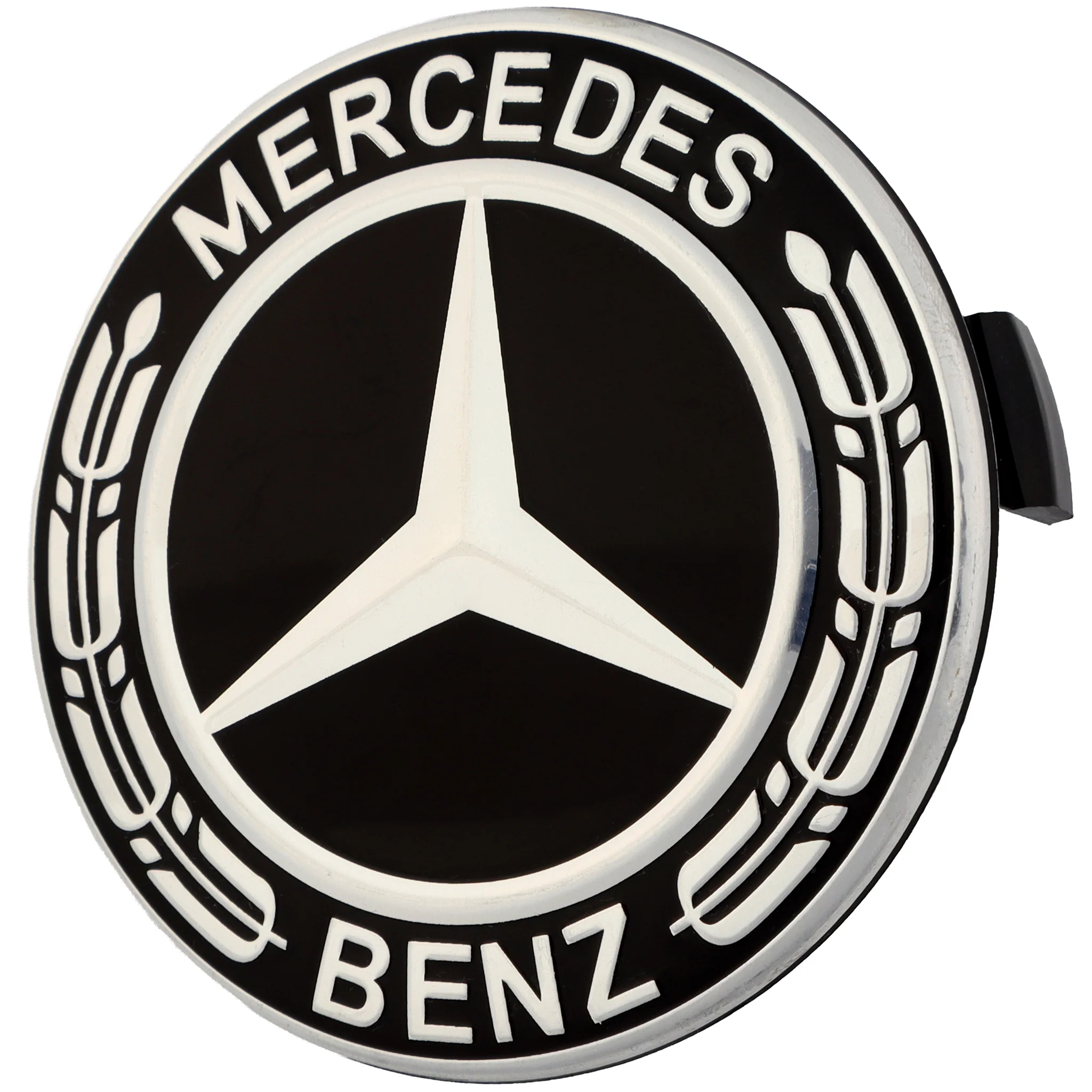Mercedes Hub Caps | Classic Black – high-quality car emblem, wheel cap, steering wheel badge or accessory from CarluxParts